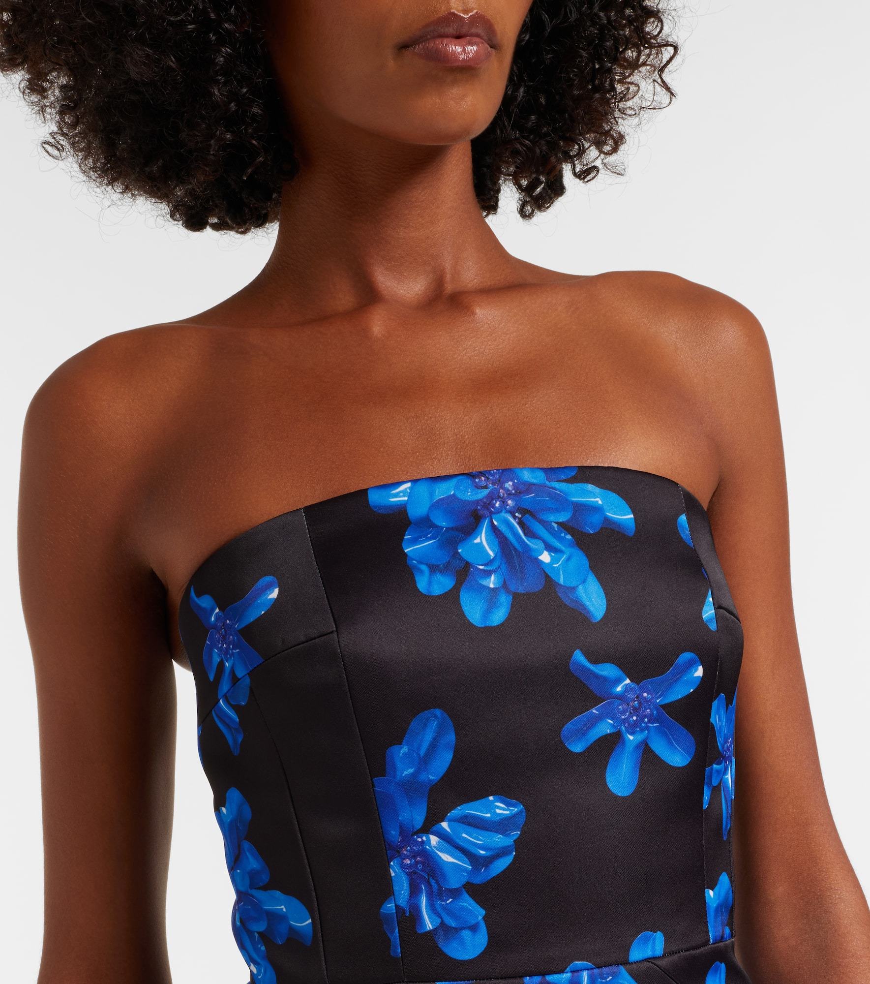 Regan floral genzianella tube top - 4