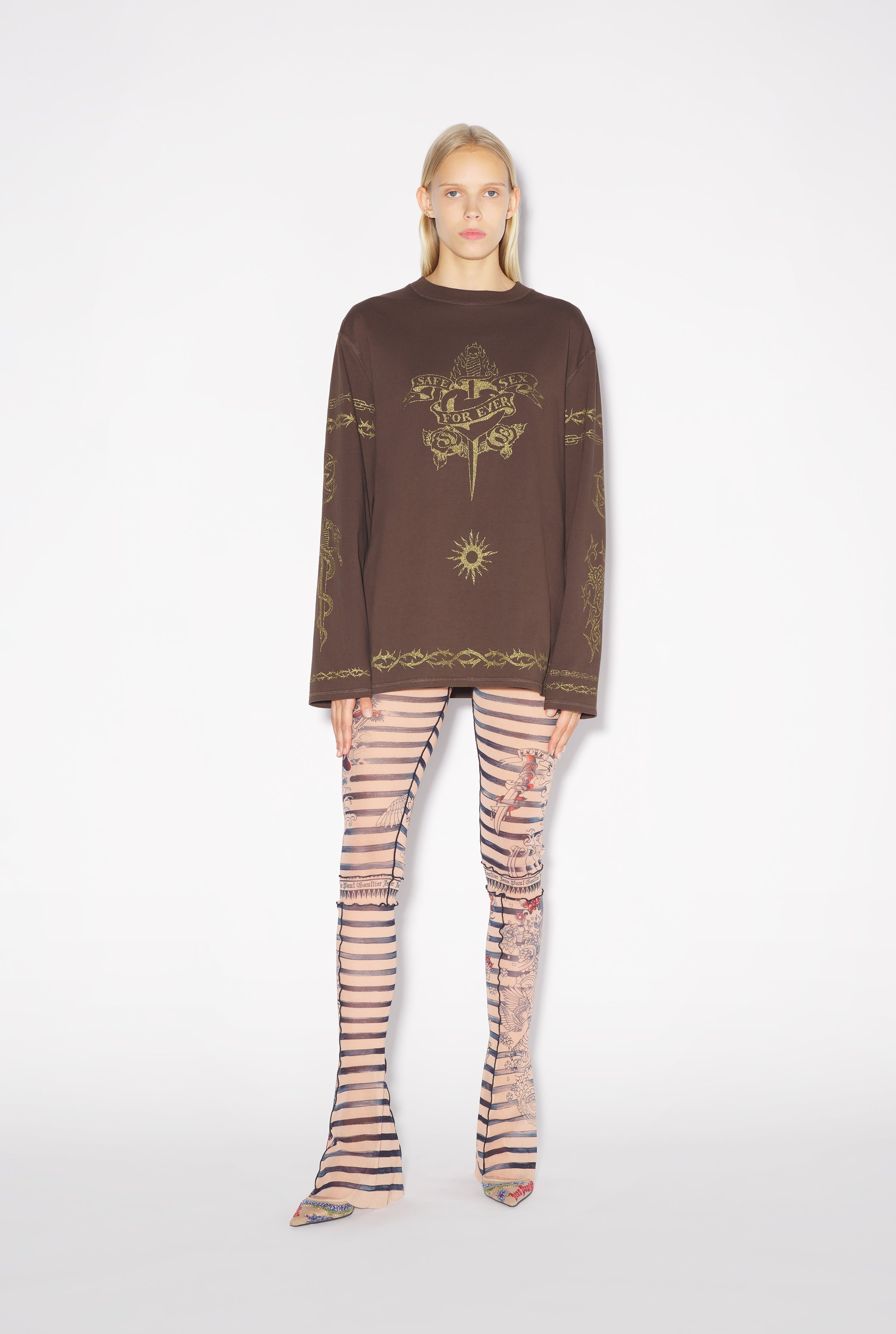 THE BROWN TATTOO SAFE SEX SWEATSHIRT - 1