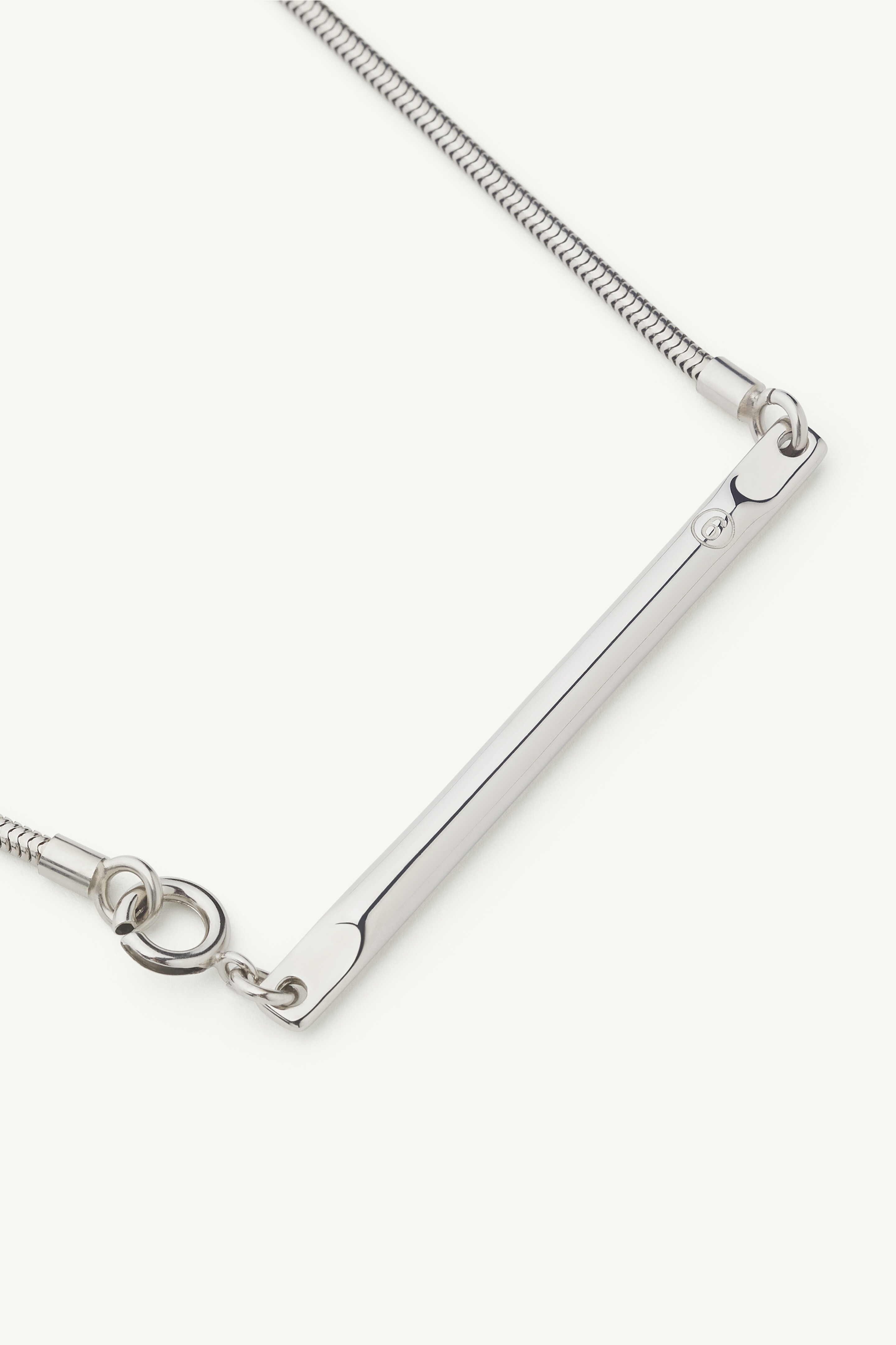 Bar and chain necklace - 3