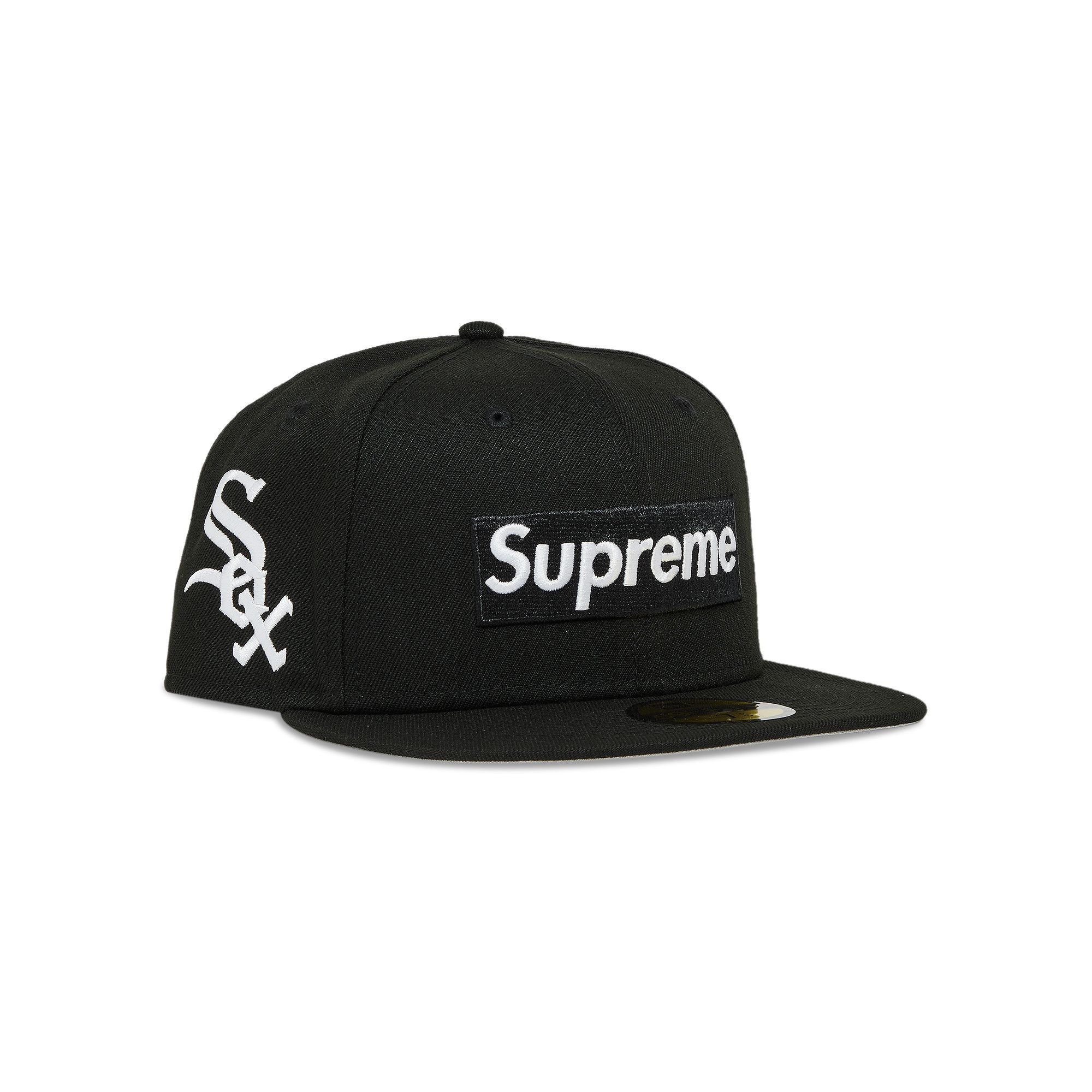 Supreme x MLB Teams Box Logo New Era 'Black - Chicago' - 2