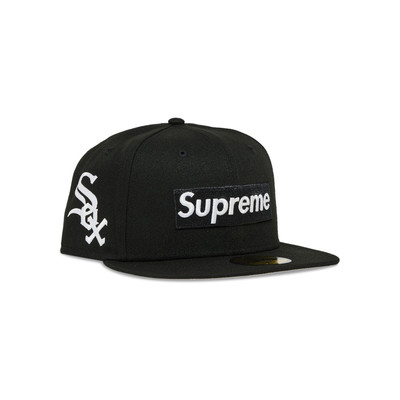Supreme Supreme x MLB Teams Box Logo New Era 'Black - Chicago' outlook