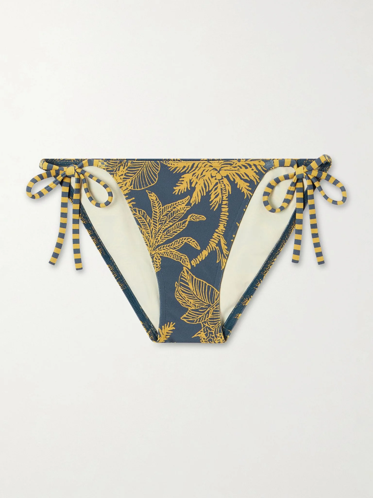 Solarium printed bikini briefs Navy - 1
