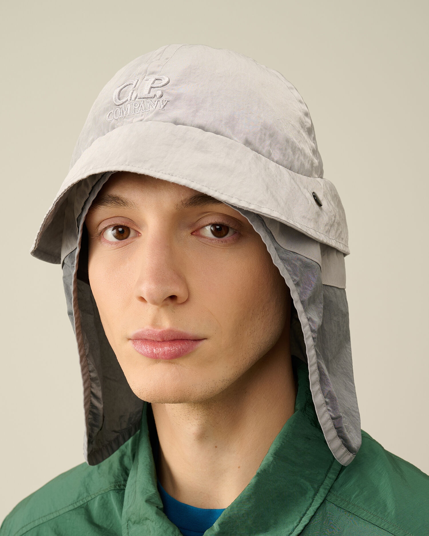 Nylon B Neck Flap Bucket Hat - 2