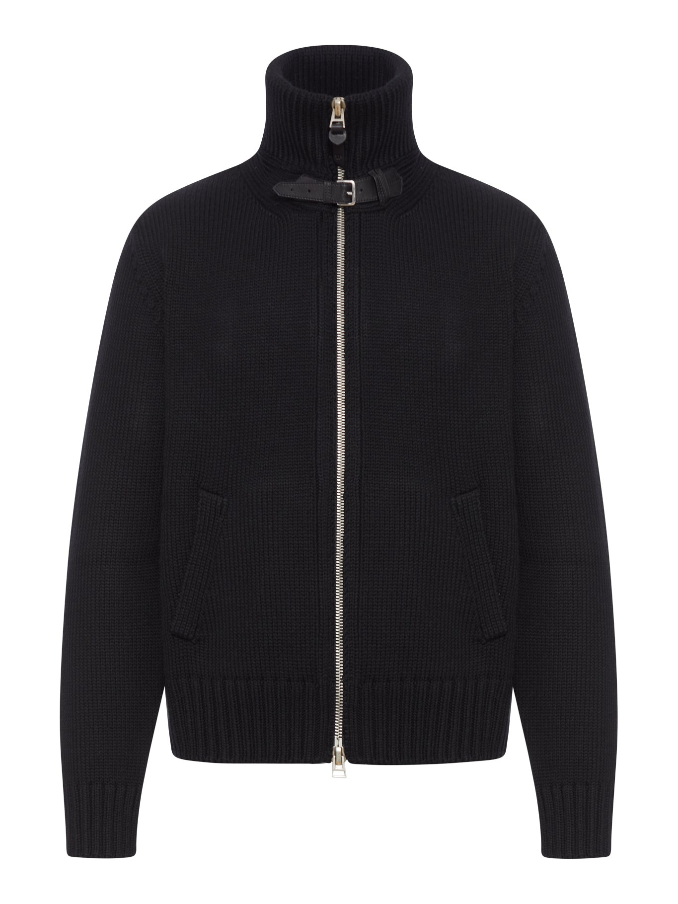 MERINO WOOL JACKET WITH ZIP - 2