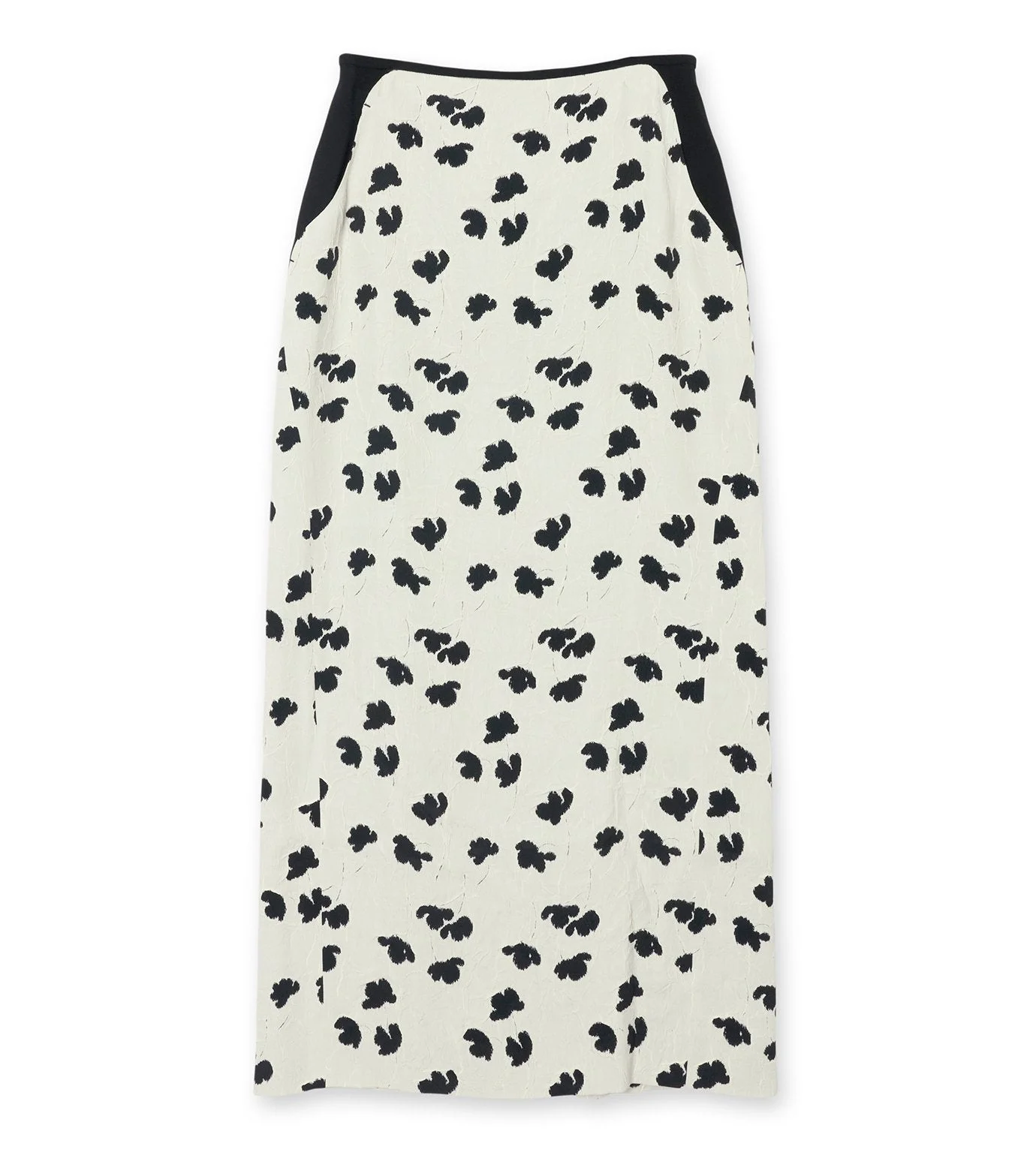 Double Layered Floral Jqd Skirt - 1