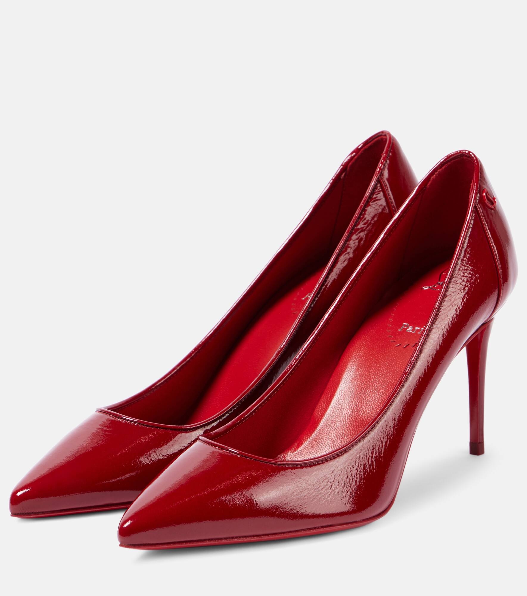 Sporty Kate 85 patent leather pumps - 4