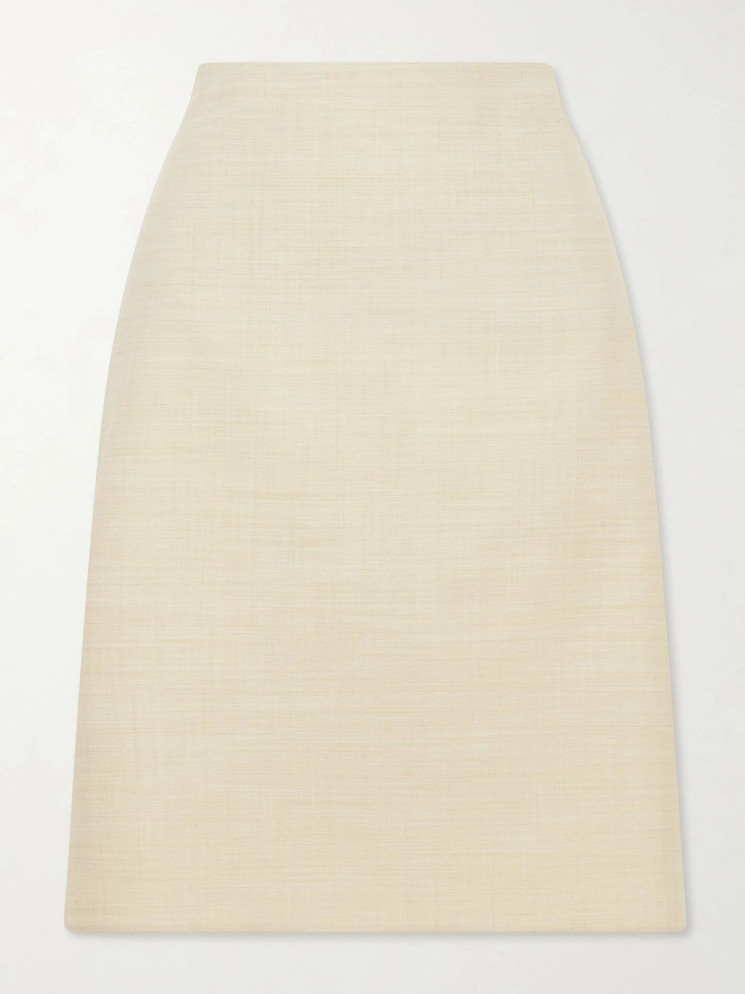 Lunas wool midi skirt Beige - 1