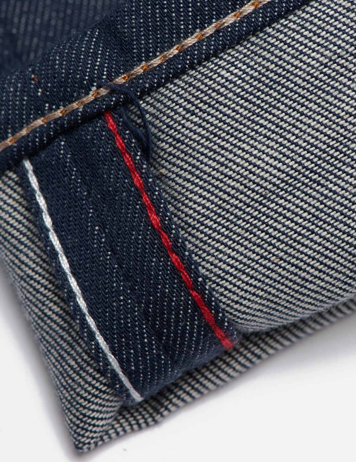Logo Print and Embroidered Slim Straight fit Jeans #2010 - 12