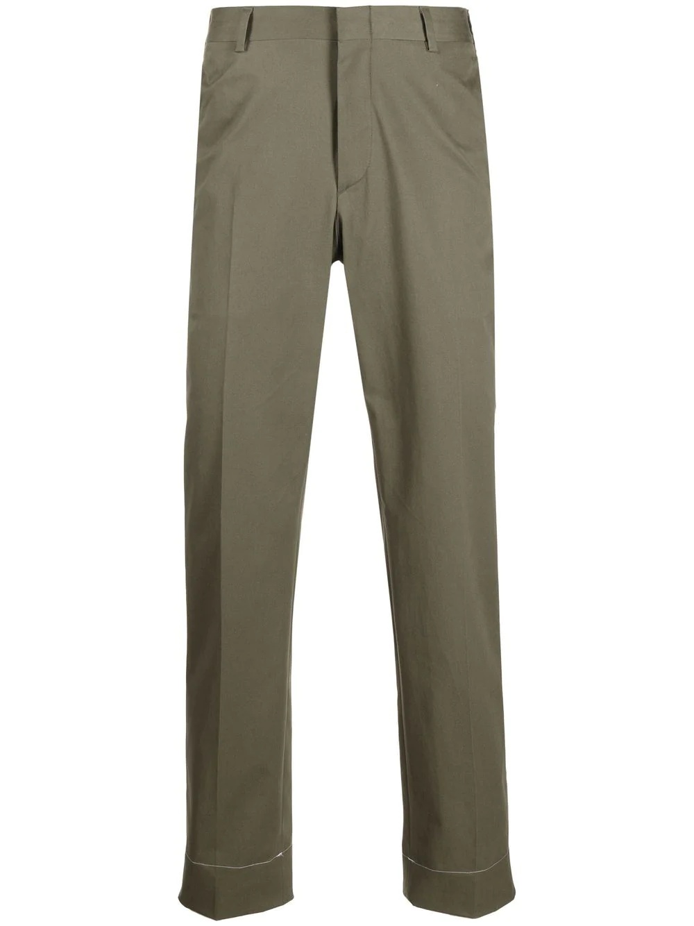 slim-cut chino trousers - 1