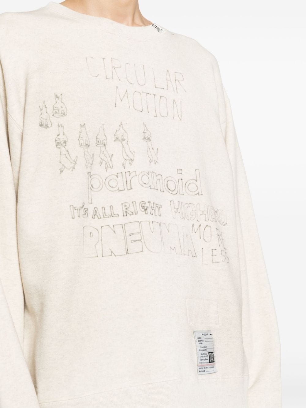 printed sweatshirt - 5