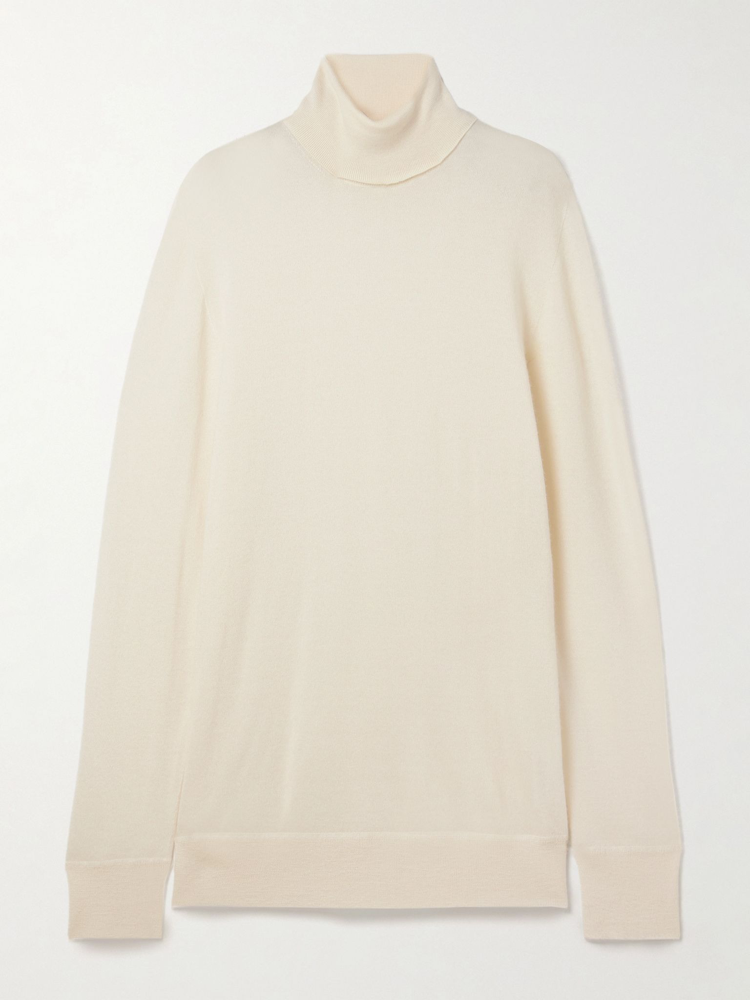 Lizzy oversized cashmere turtleneck sweater Ivory - 1