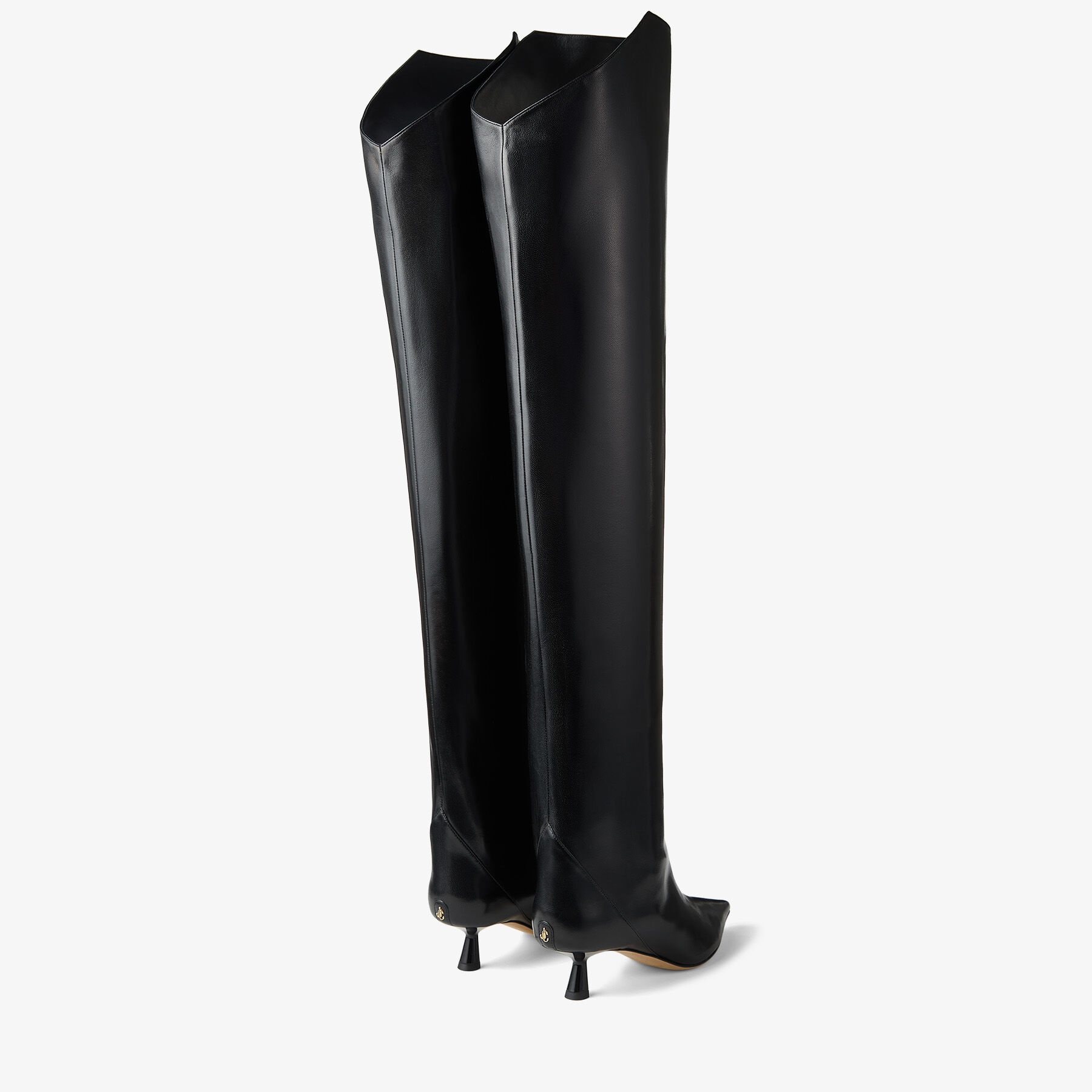 Vari 45
Black Luxe Nappa Leather Over-the-Knee Boots - 5