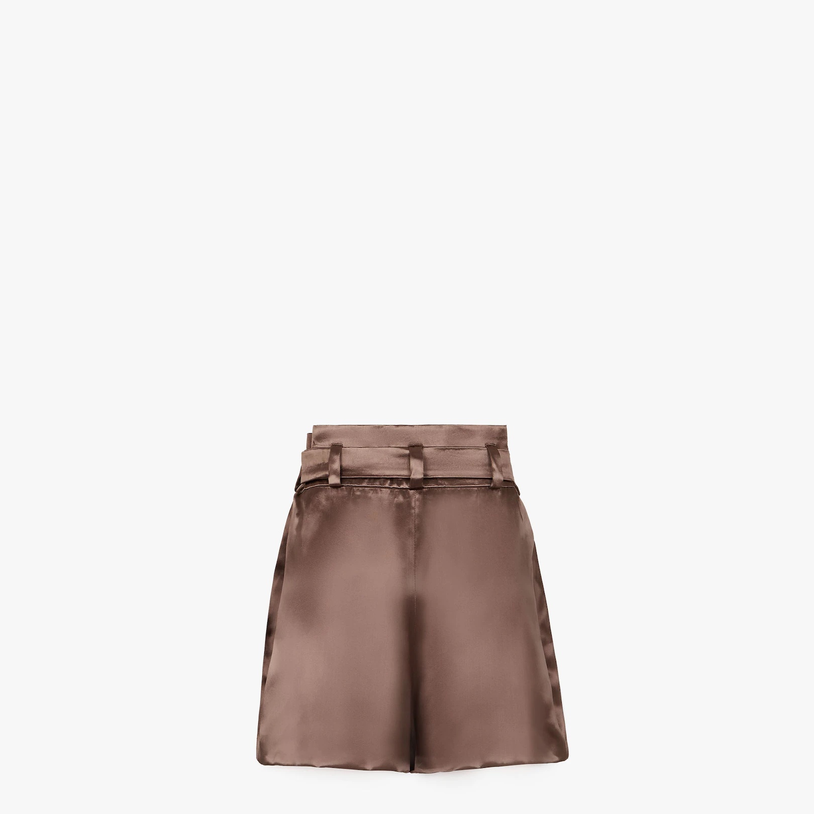 Mauve satin shorts - 2