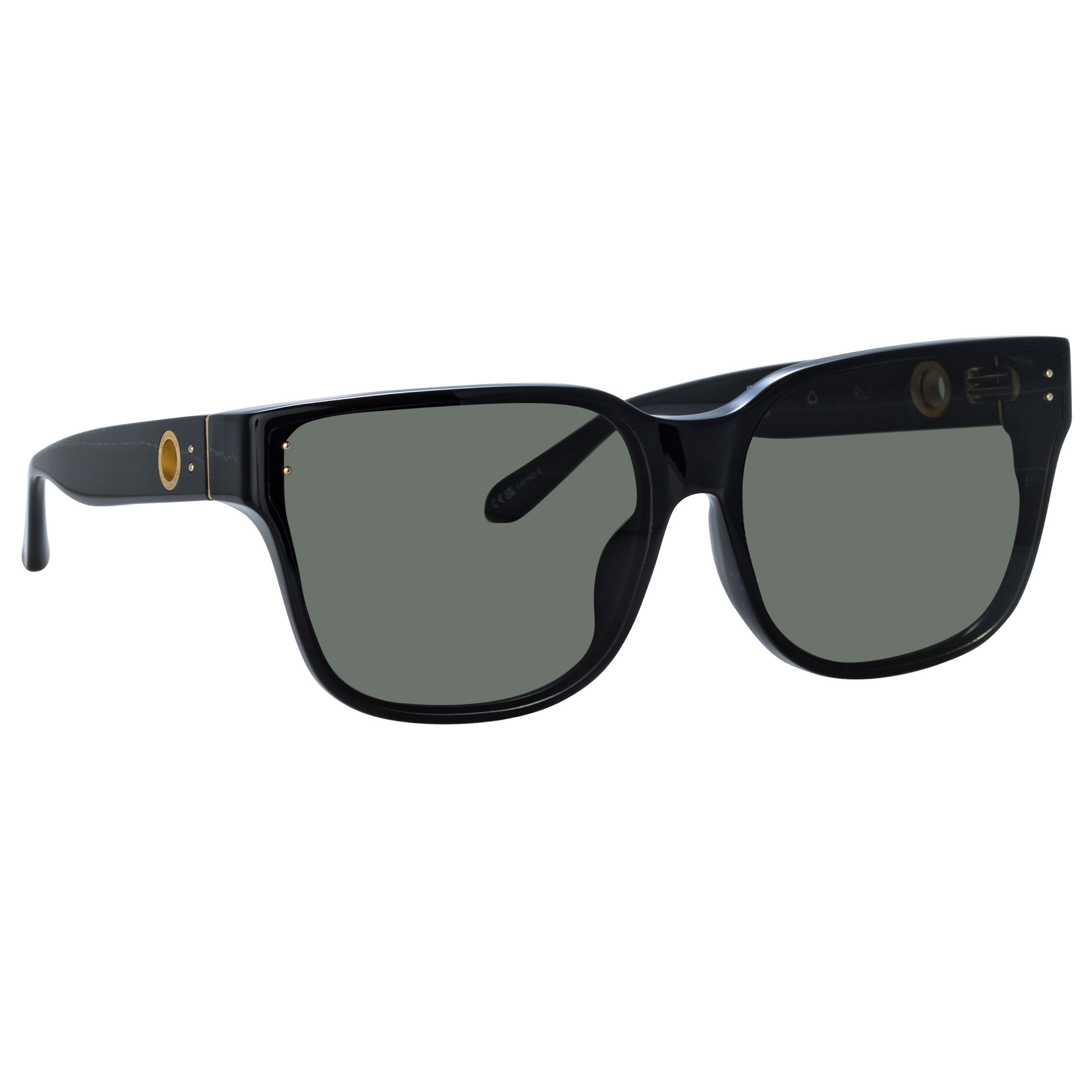Rui Oversize Sunglasses in Black - 2