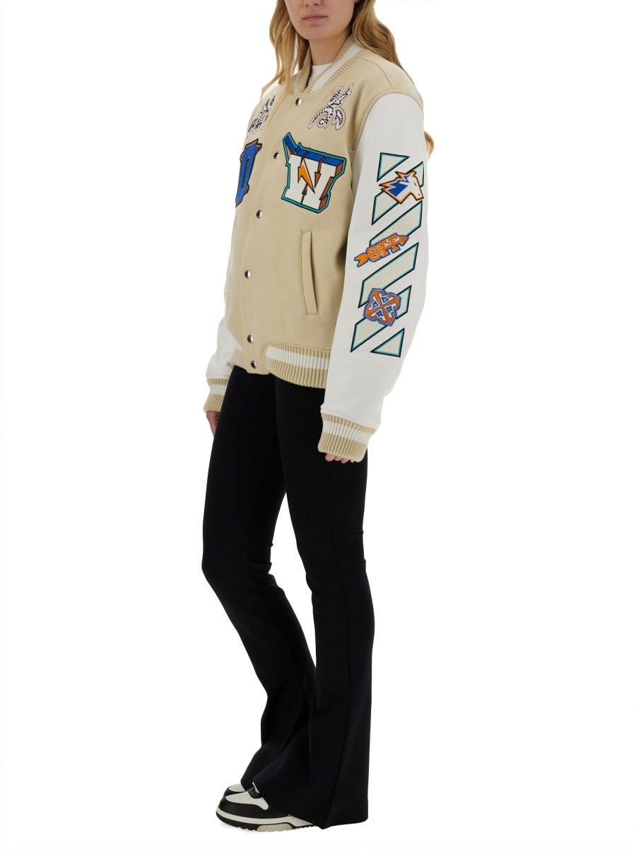 Off-White Women Varsity Jacket - 2