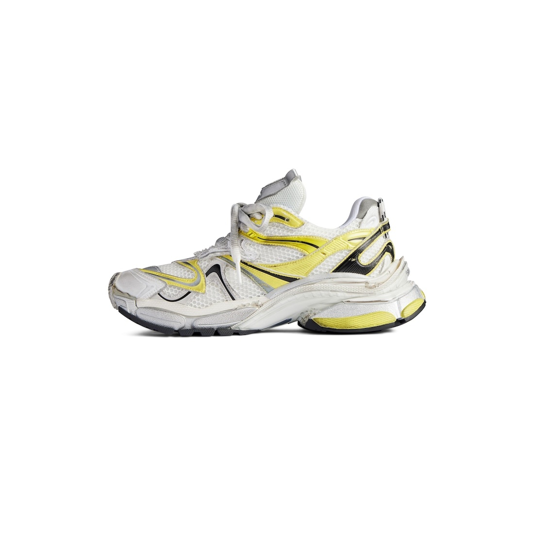 Men's Runner 2.0 Sneaker  in White/yellow/black - 4