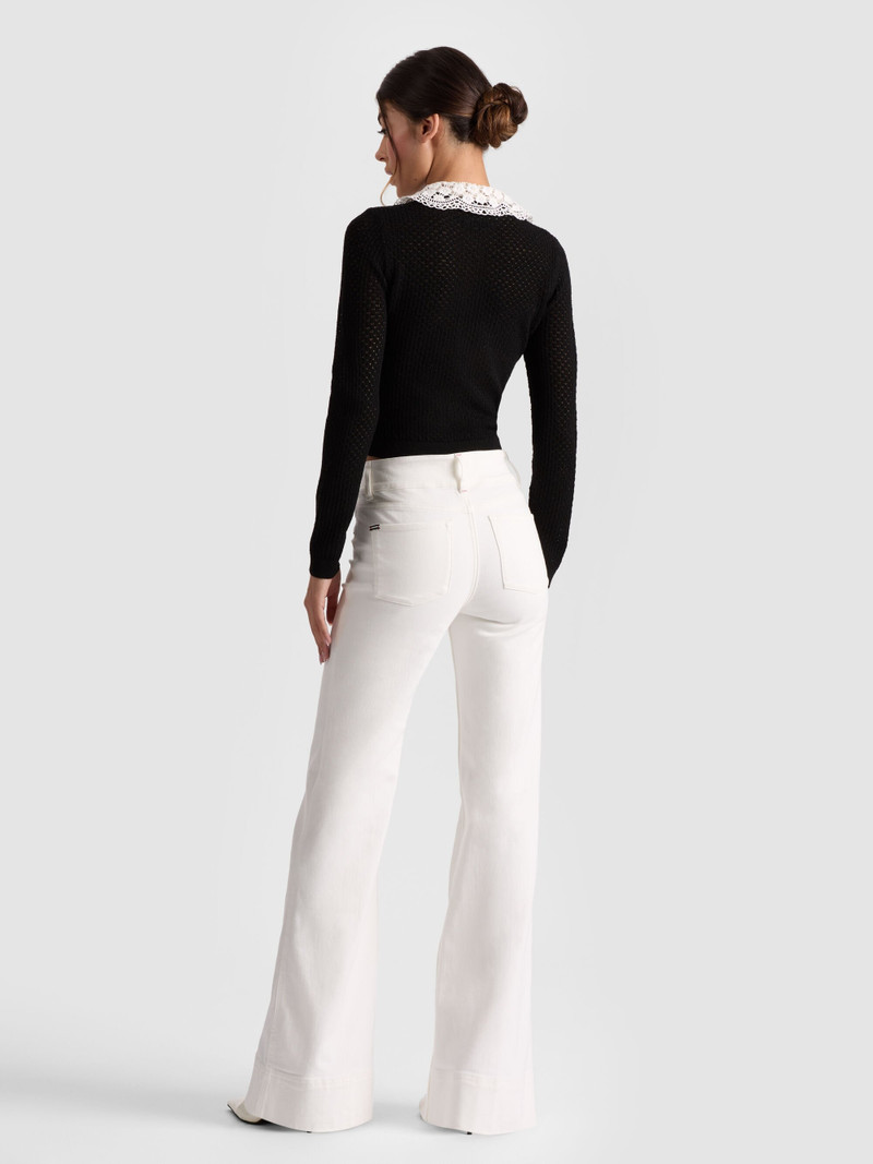 Alice + Olivia CARSON COLLARED CARDIGAN outlook