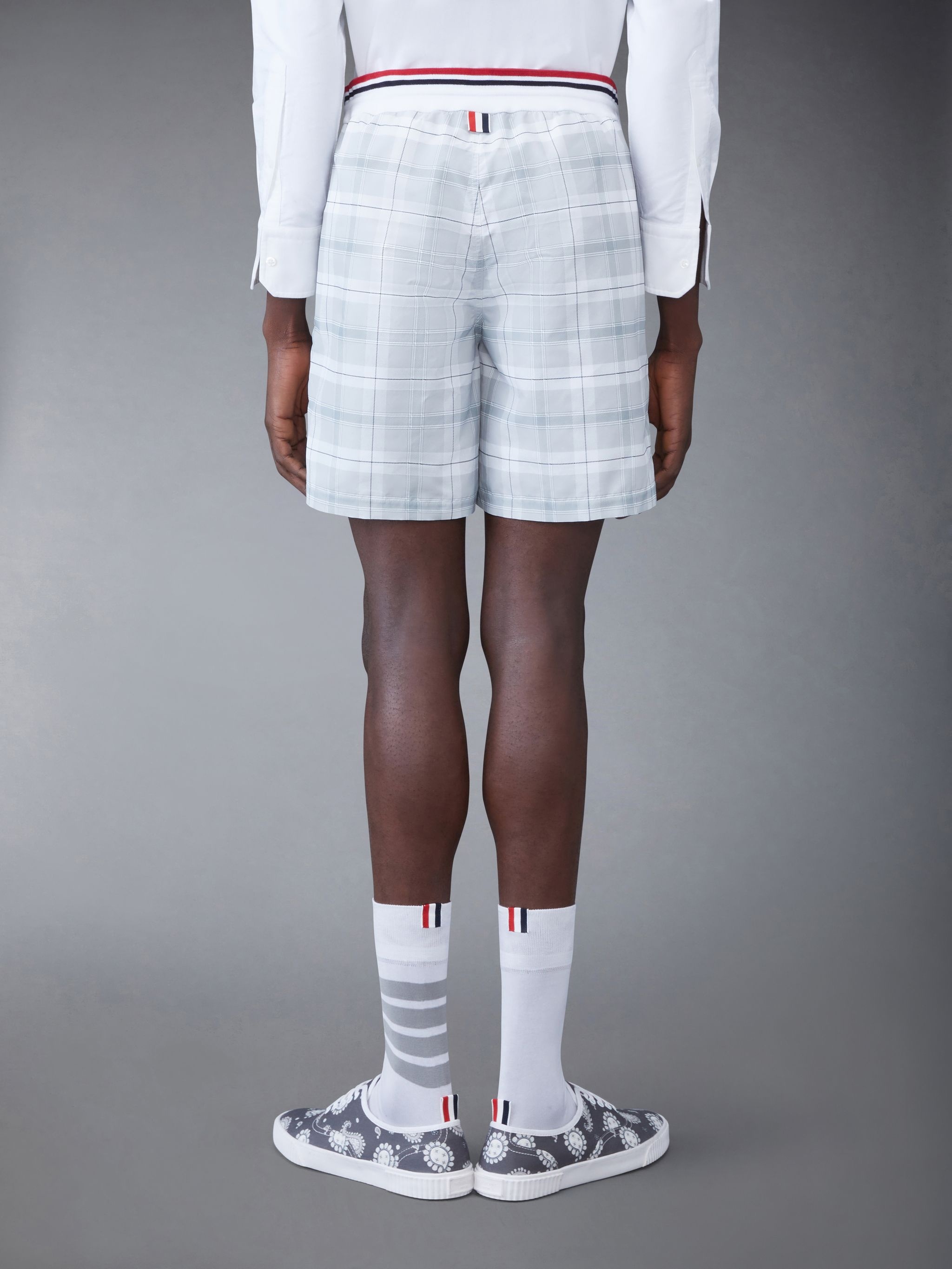 Tartan Tech Mid Thigh Shorts - 2