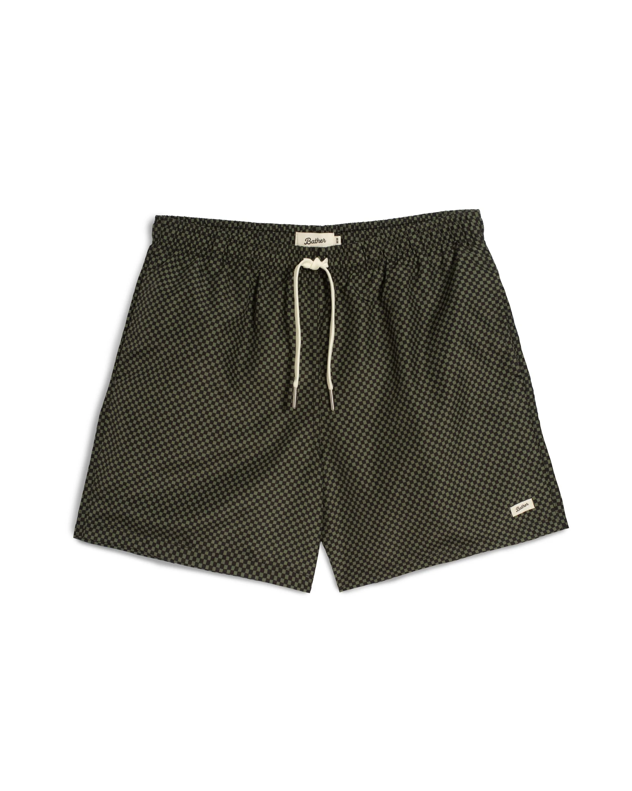 Clover Checker Swim Trunk - 1