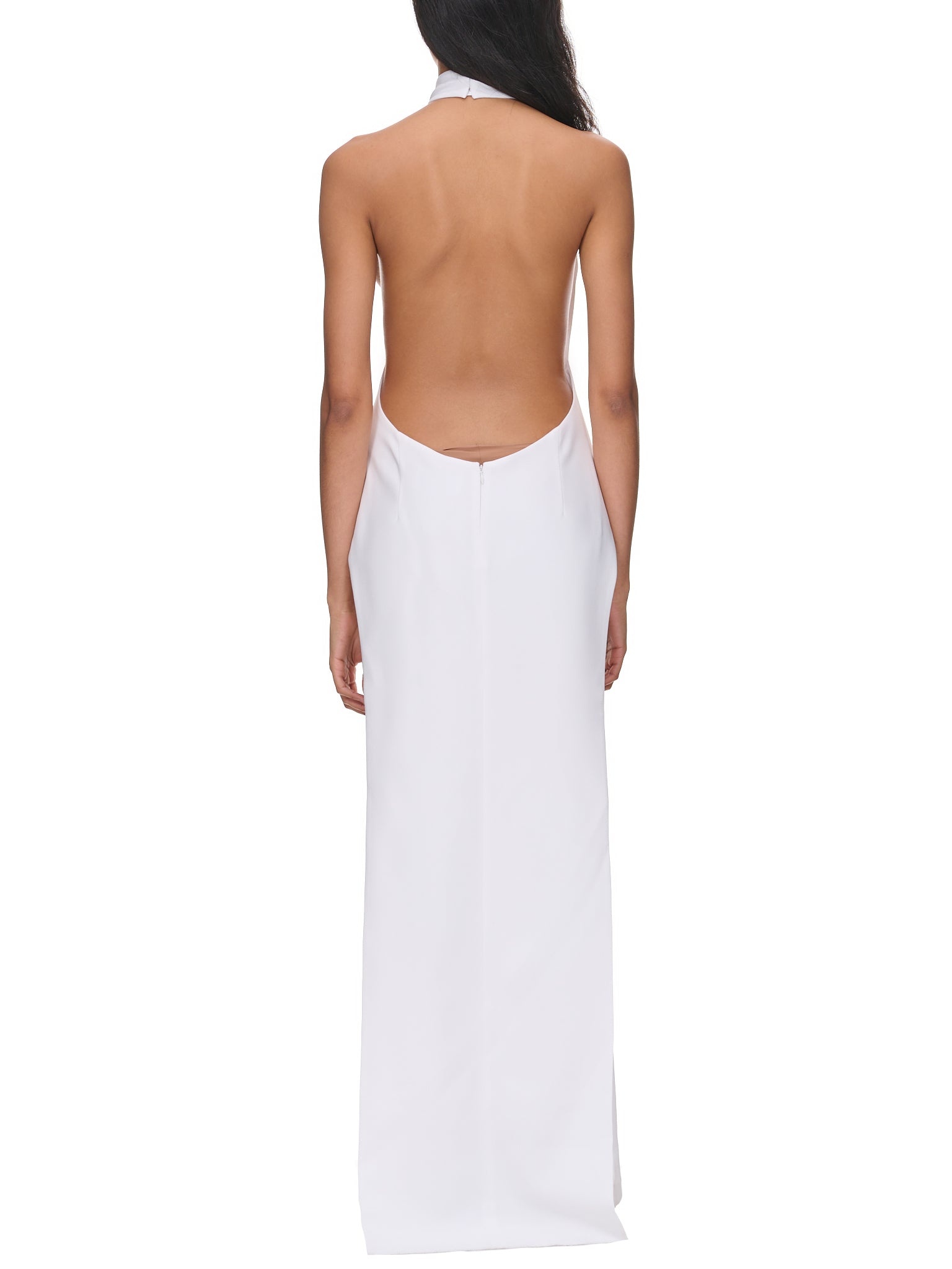 Backless Halterneck Dress - 3