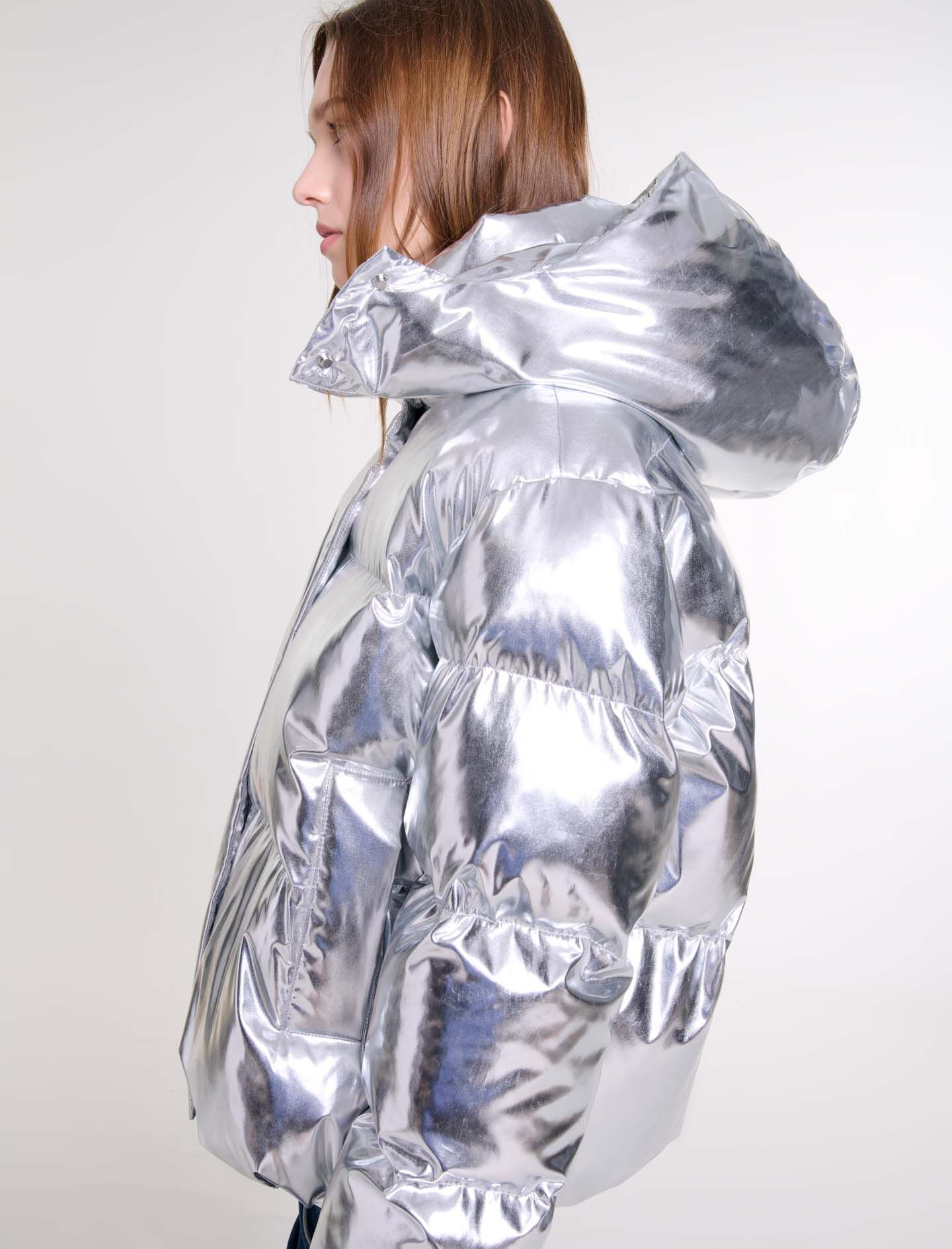 Silver hooded jacket - 7