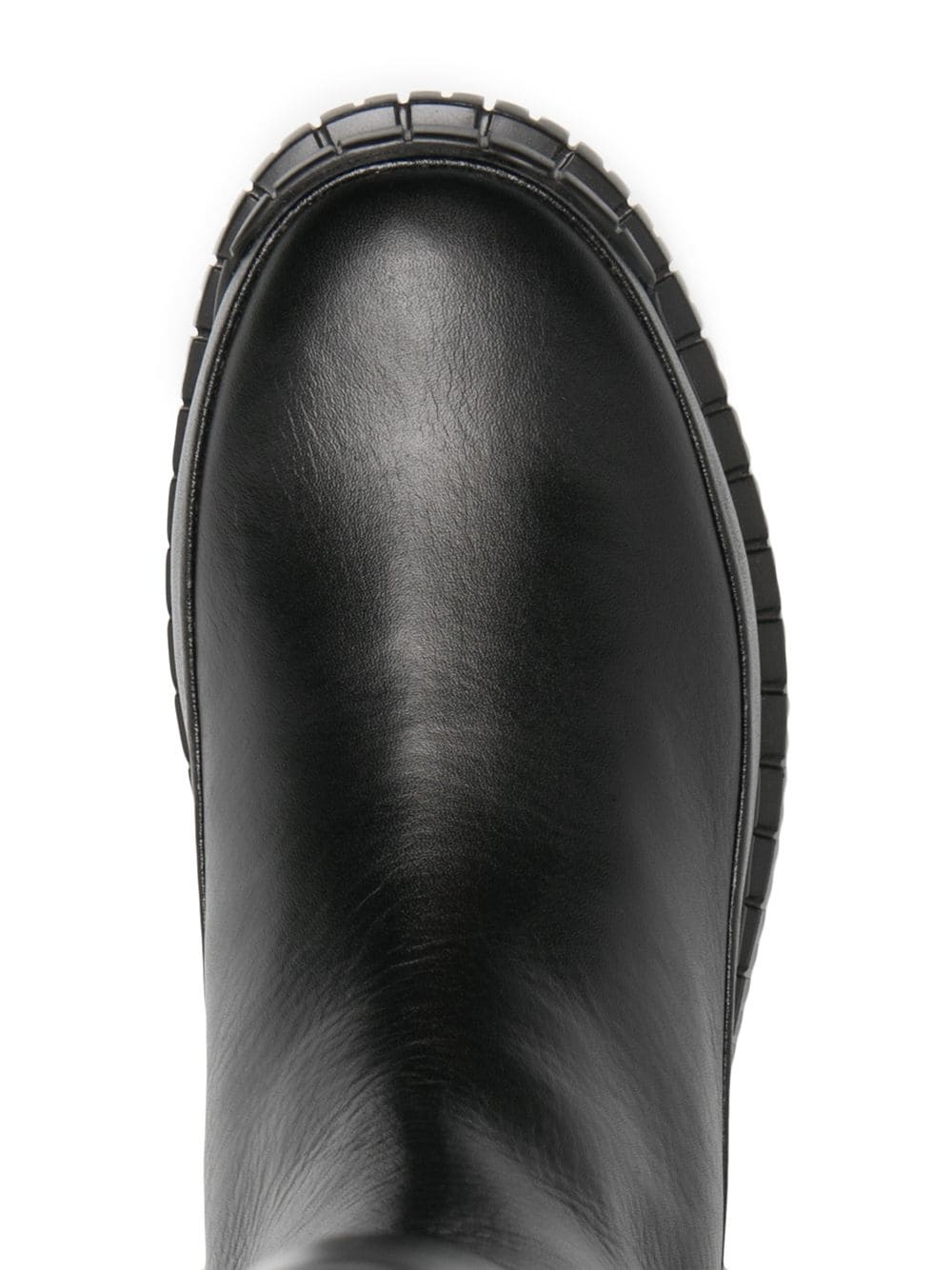 zip-up leather boots - 4