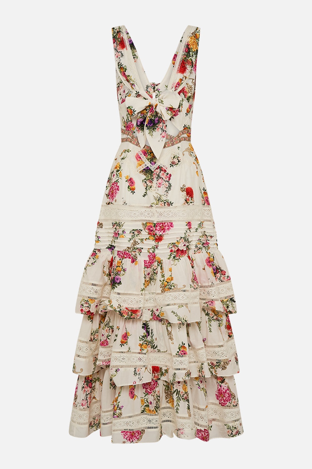TIERED RUFFLE HEM DRESS - 7