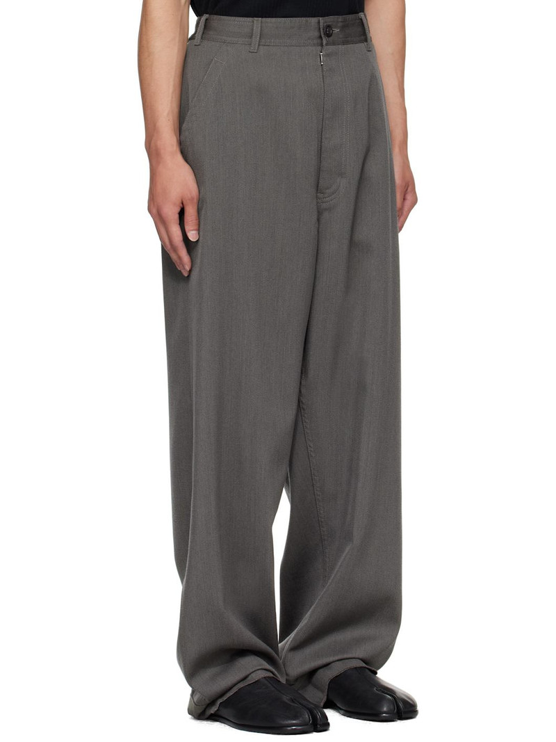 Gray Wool Trousers 2