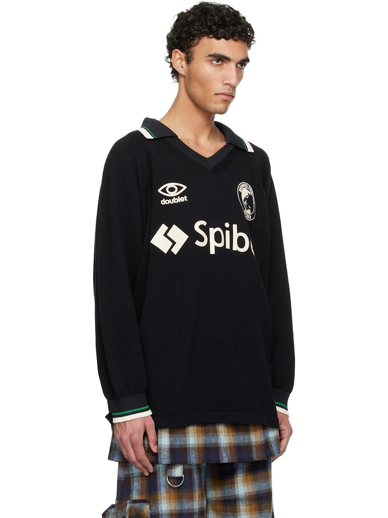 Black Team Spiber Football Sweater 2