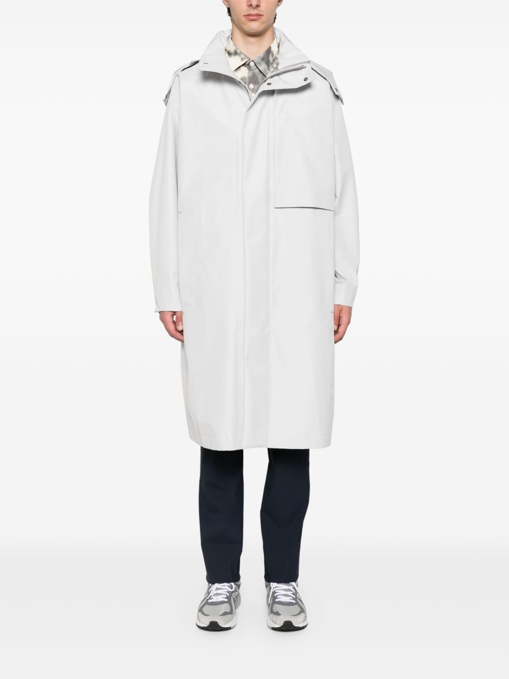 press-stud parka - 2