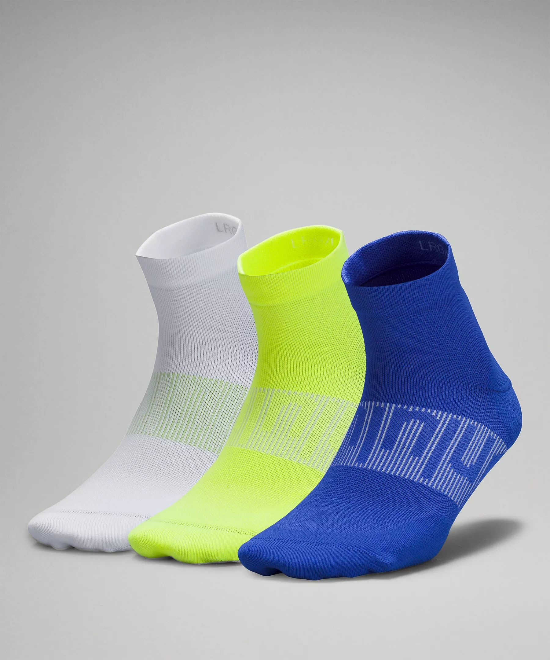 Men's Power Stride Ankle Socks Stripe *3 Pack - 1