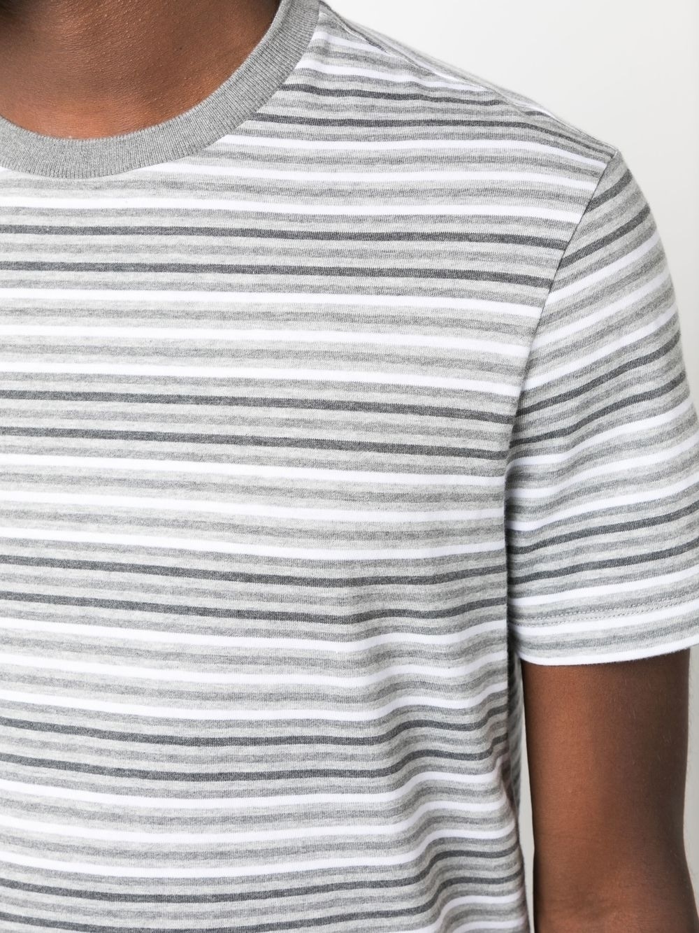 striped cotton T-shirt - 5