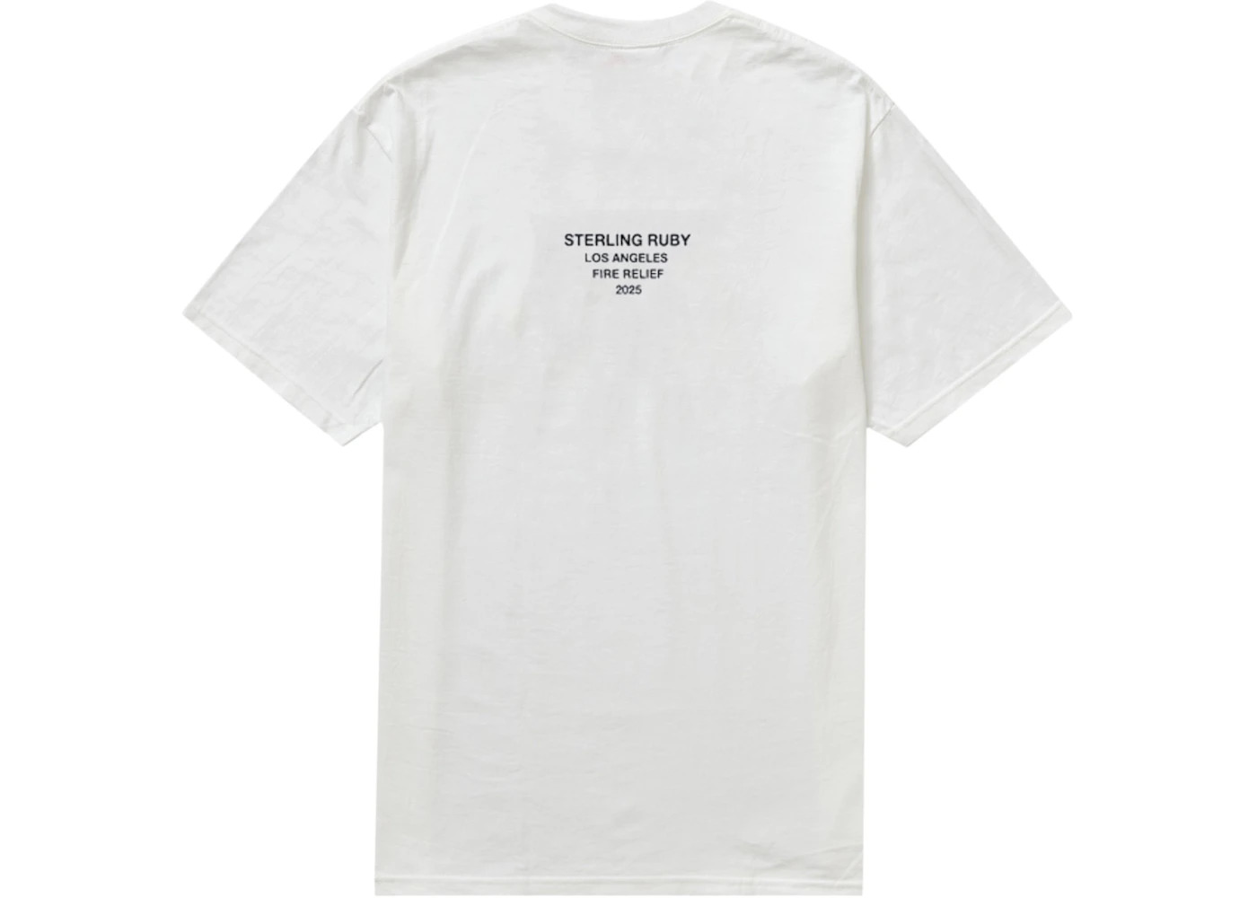 Supreme Los Angeles Fire Relief Box Logo Tee White - 2