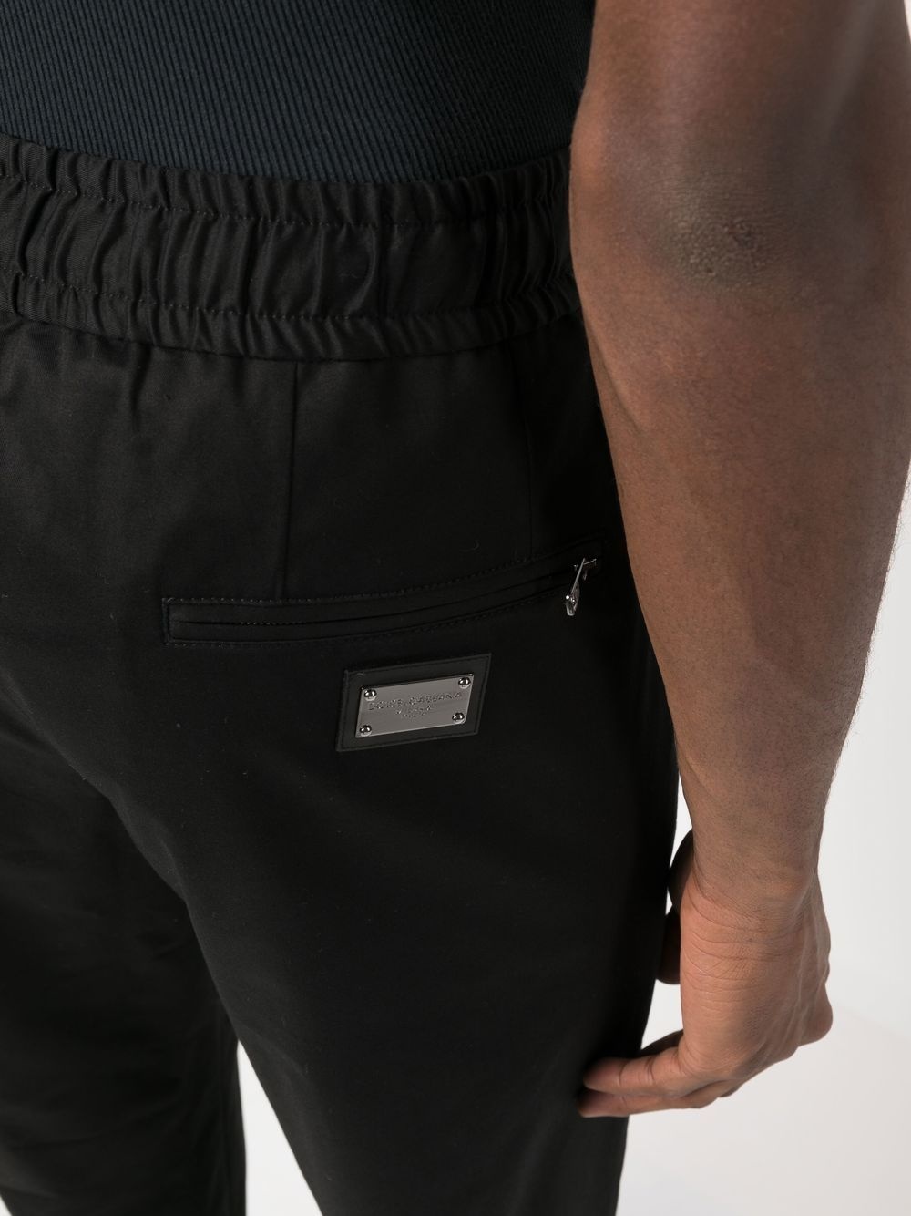 logo-plaque track pants - 5