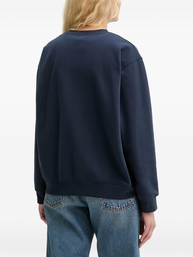 logo-patch crew-neck sweatshirt 3