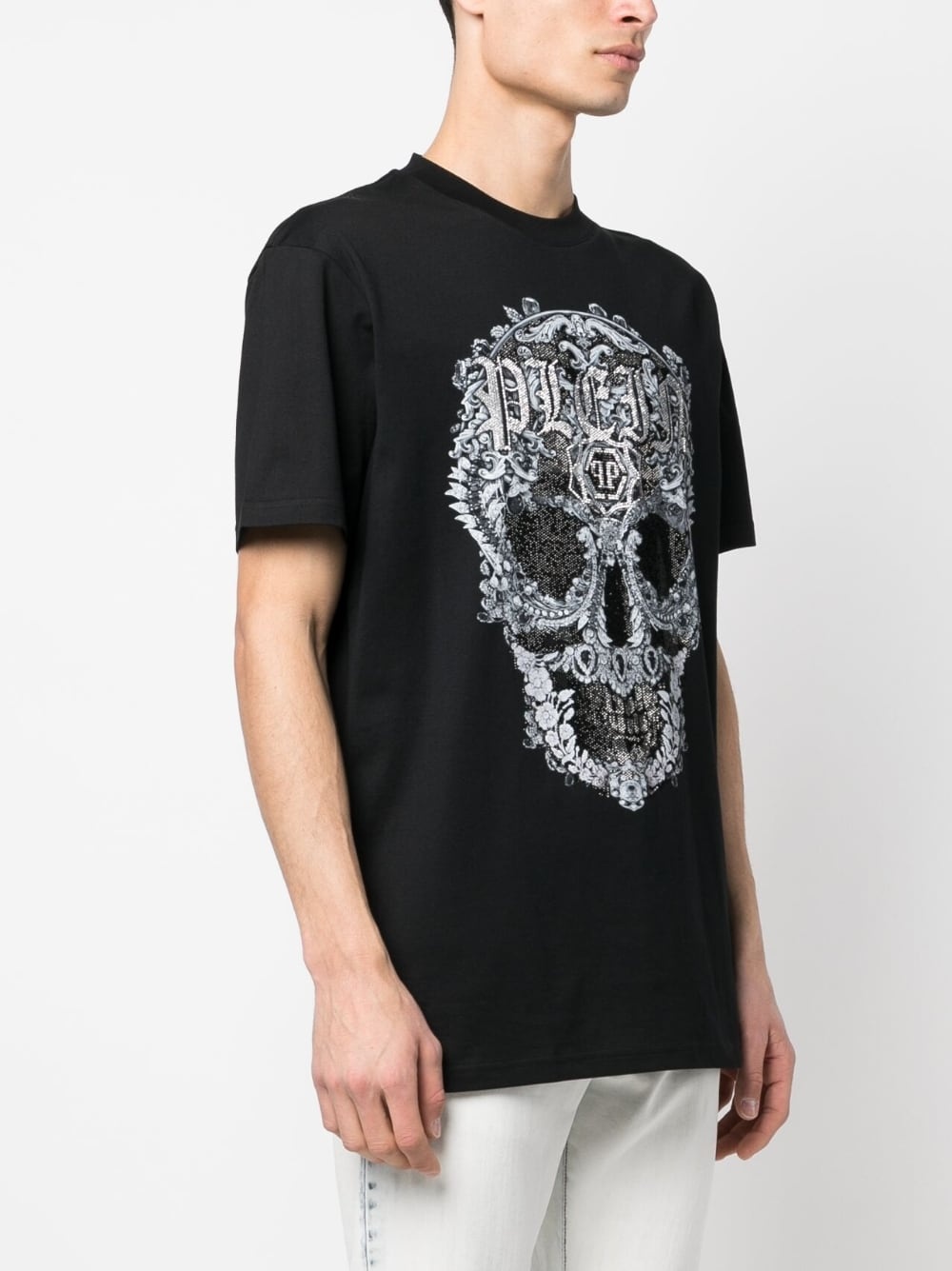 Baroque Skull cotton T-shirt - 3