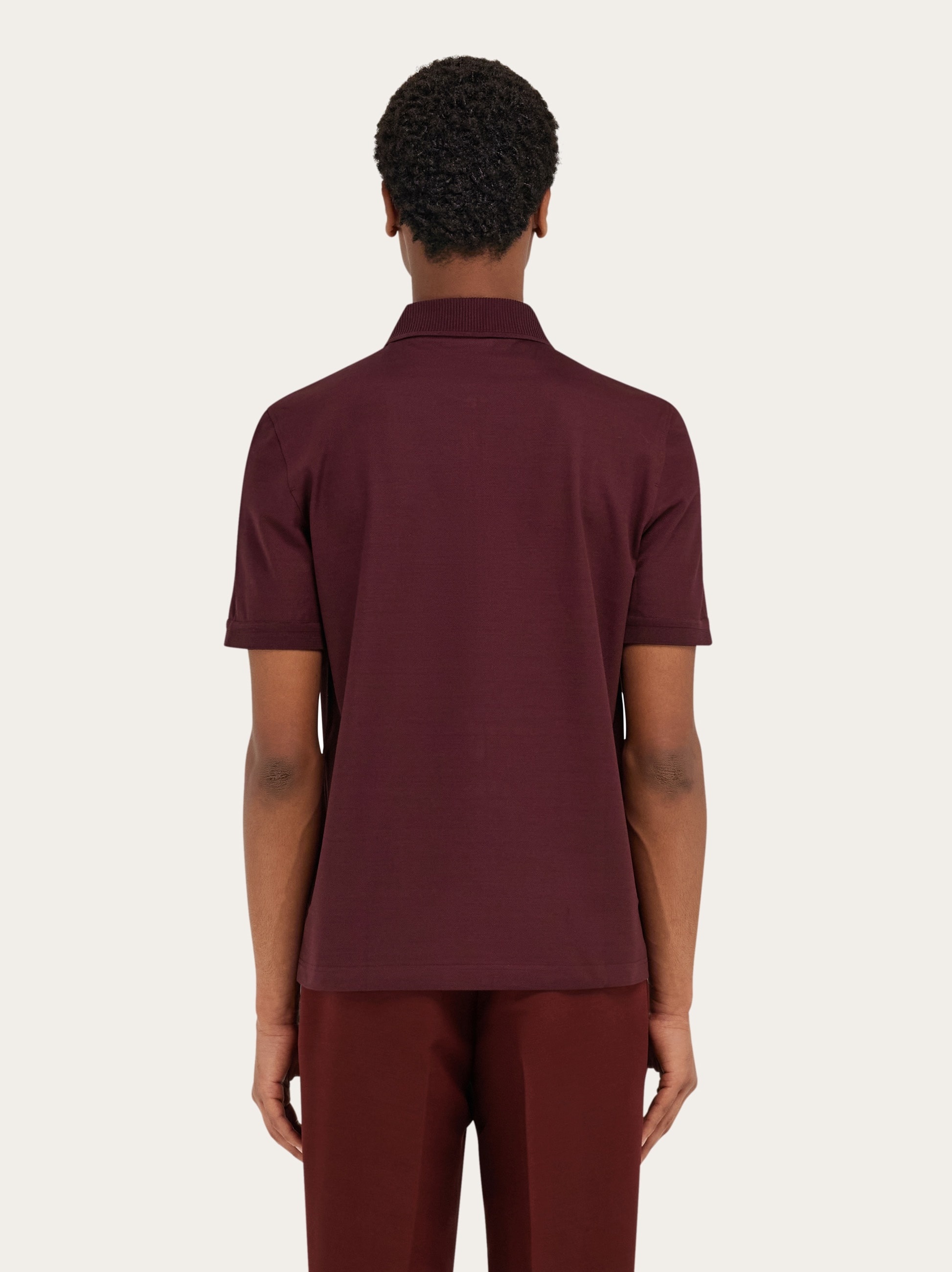 Polo shirt with zip collar - 3