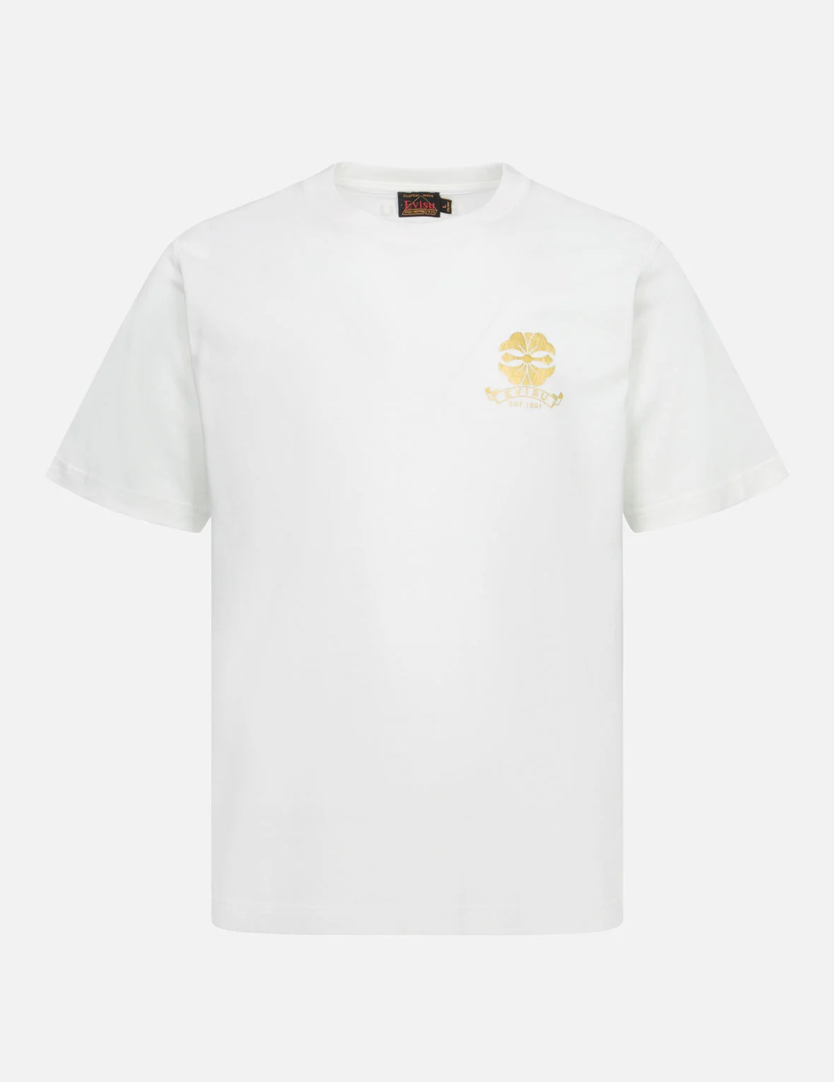 KAMON AND LOGO FOIL PRINT REGULAR FIT T-SHIRT - 1