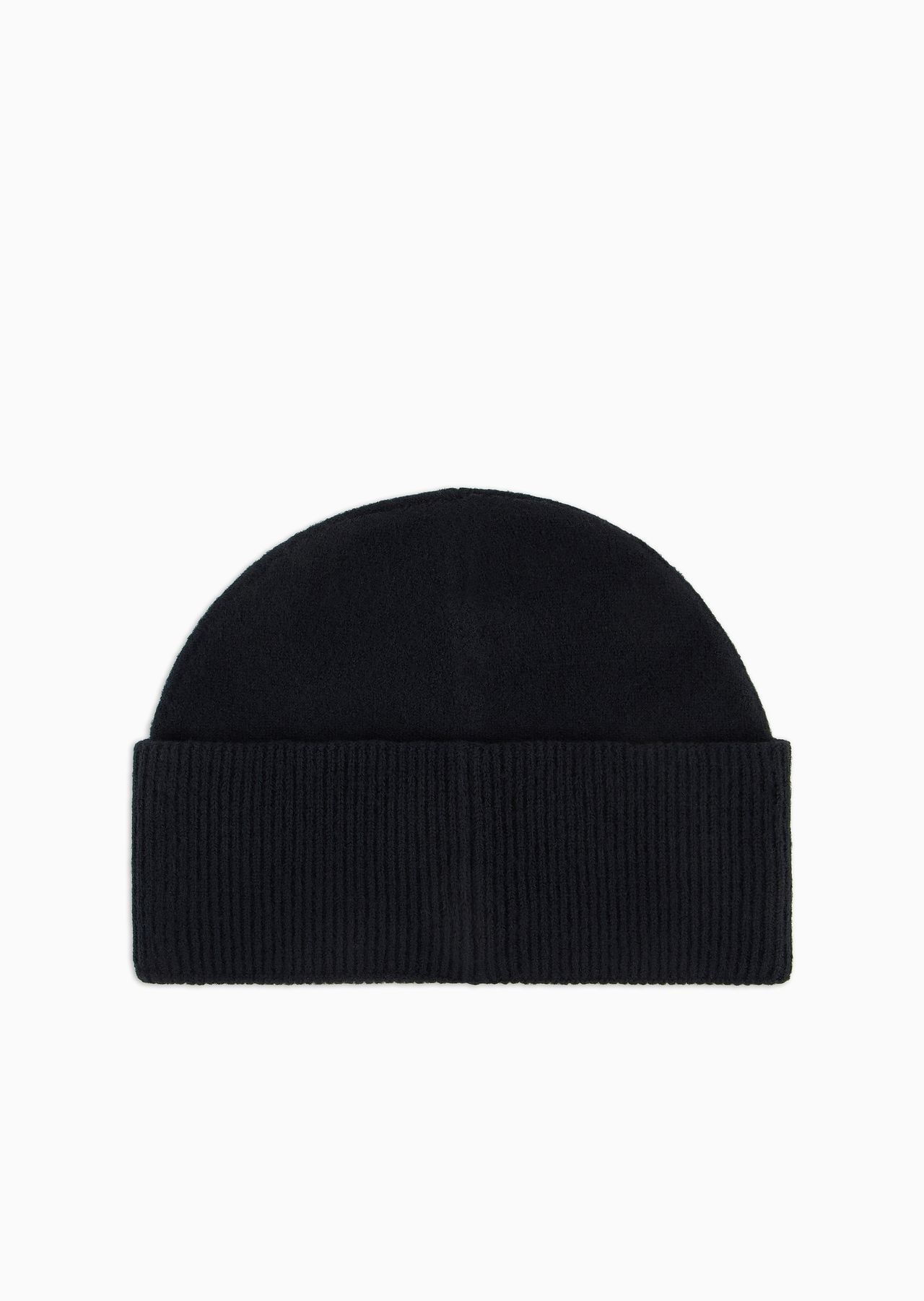 Virgin wool beanie with turned-up brim - 2