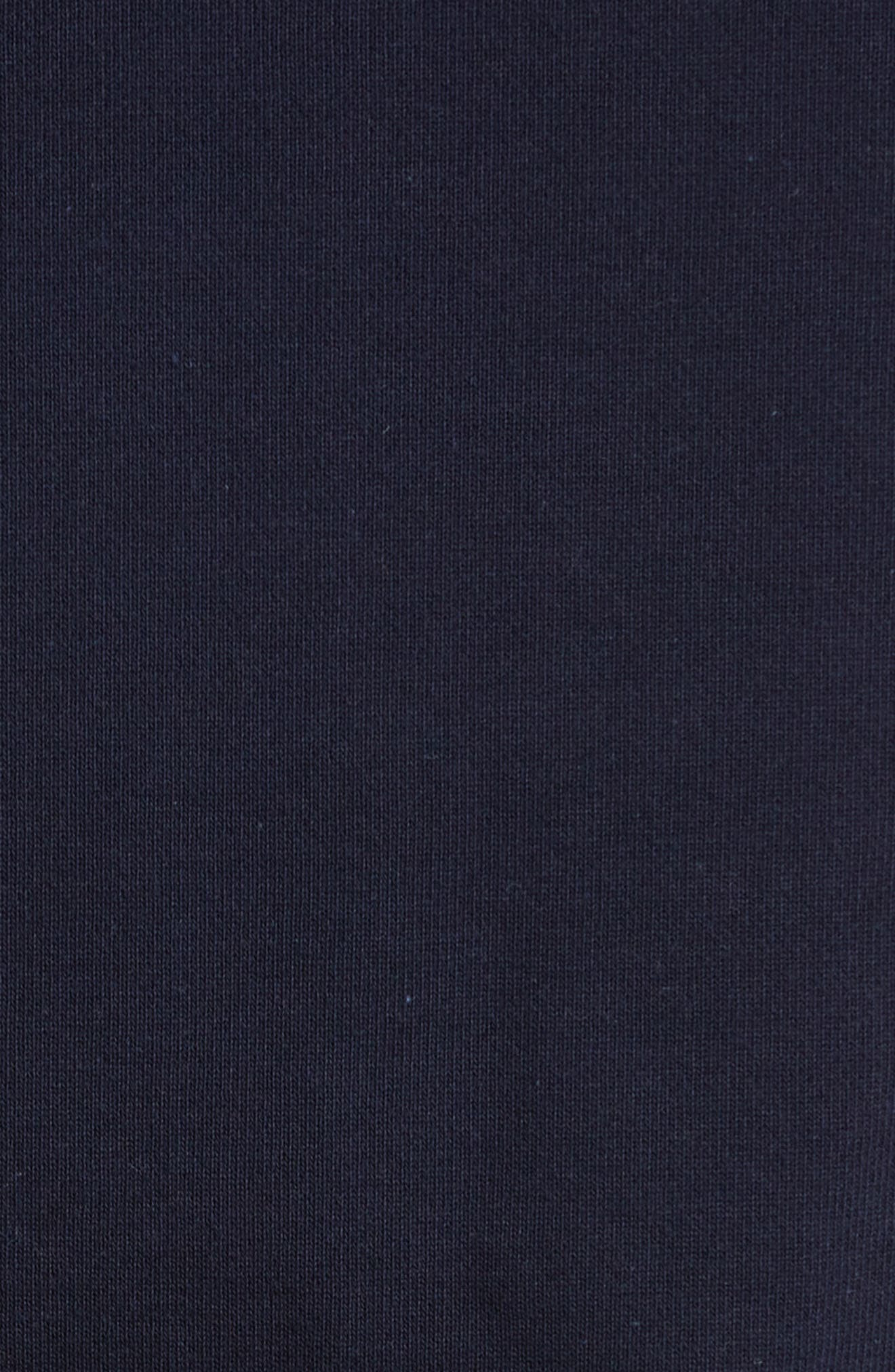 Classic 4-Bar Zip Cotton Hoodie - 7