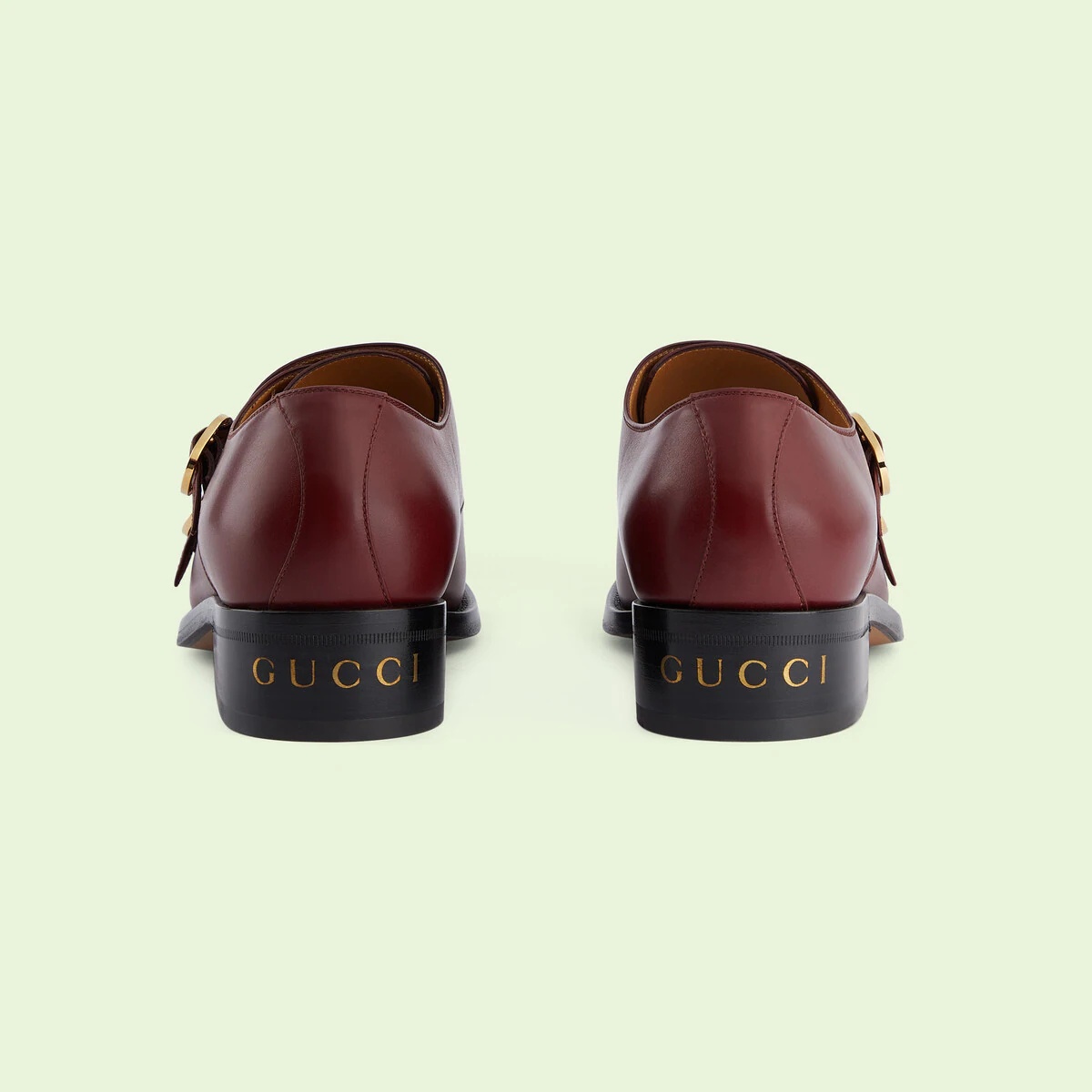 Men's buckle shoes with brogue detail - 3