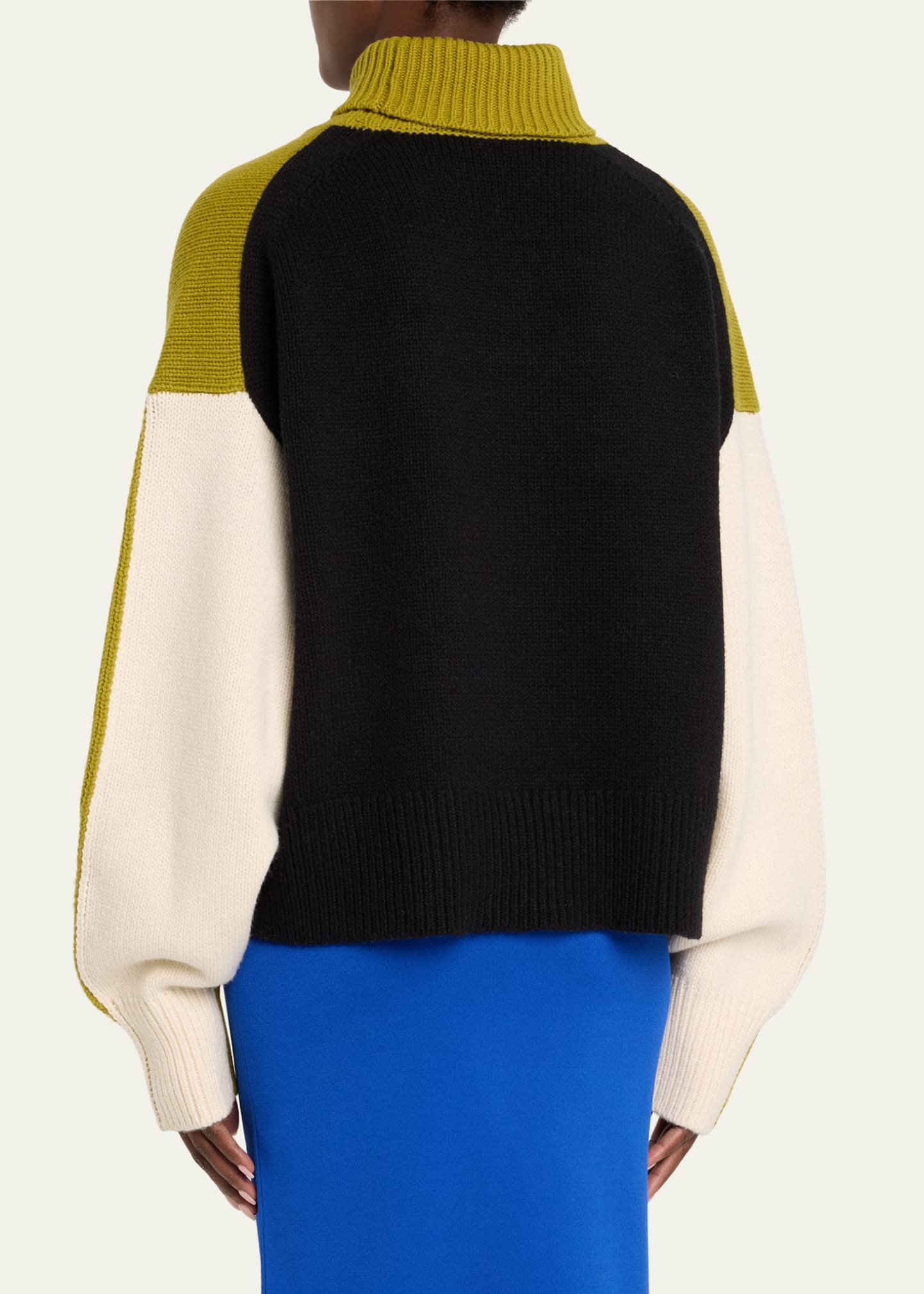 Wolfgang Colorblock Wool Turtleneck - 3