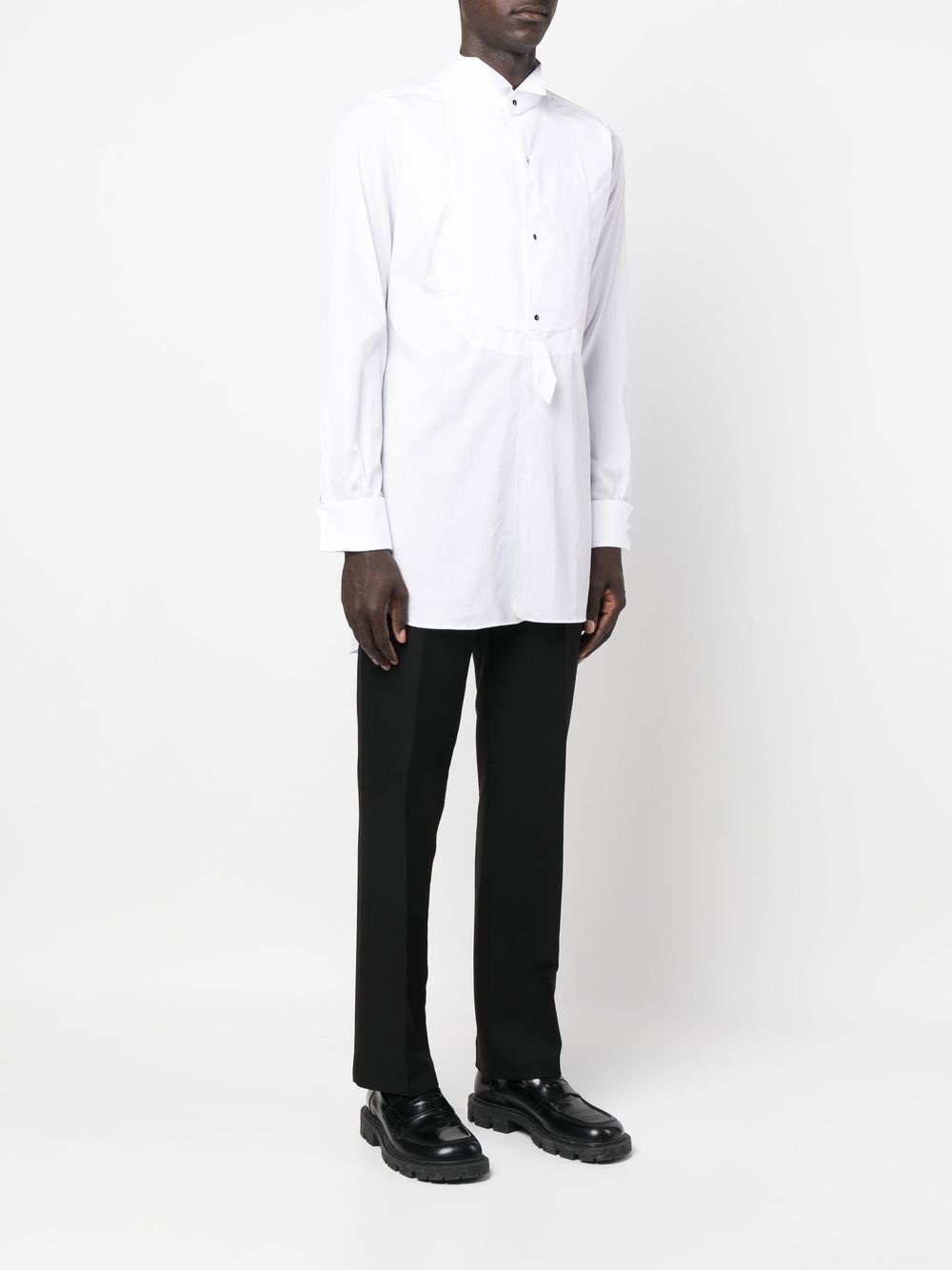 wing-collar dress shirt - 3