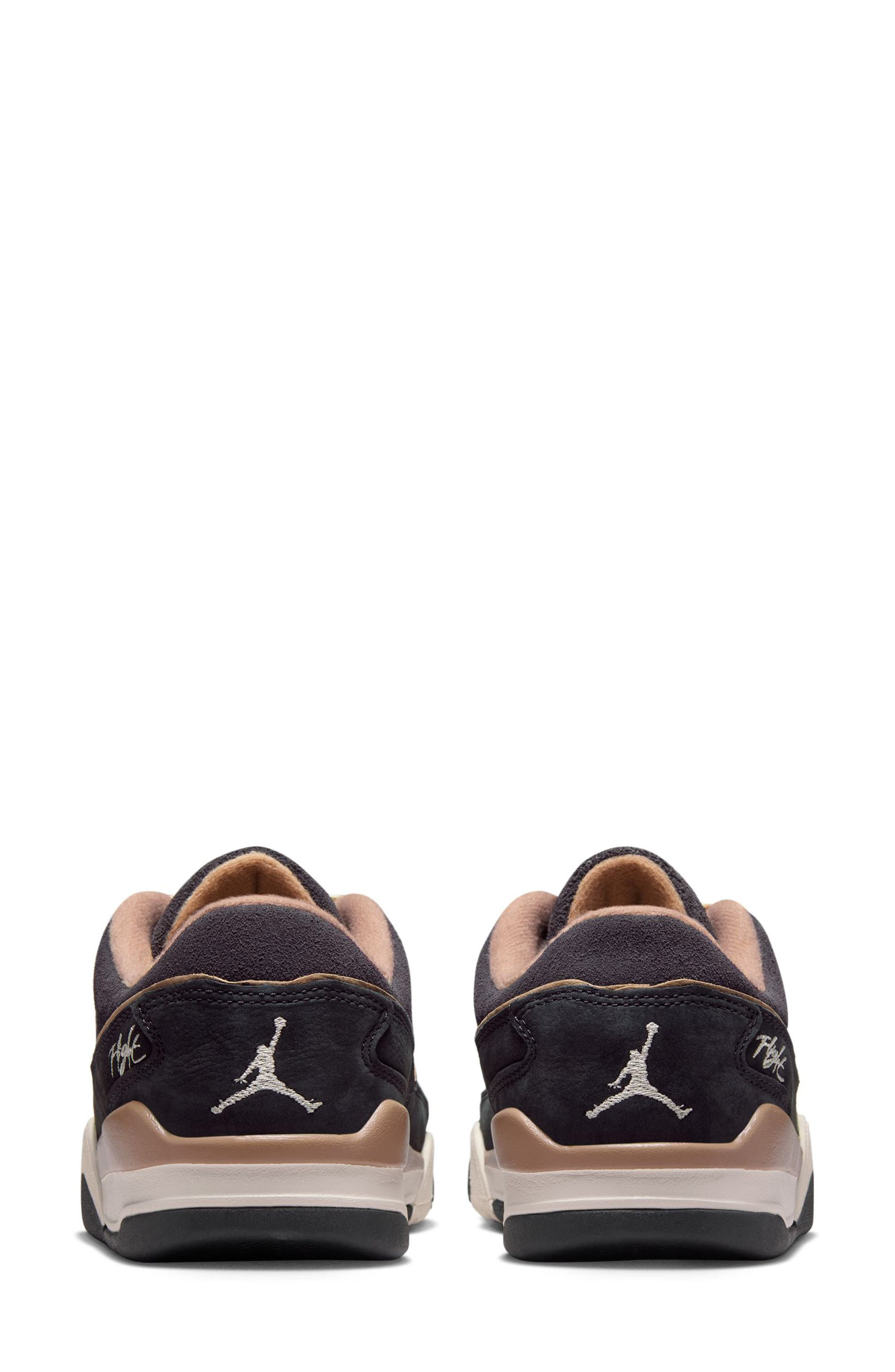 Jordan Flight Court SE Sneaker in Anthracite/Coconut Milk/Hemp at Nordstrom - 6