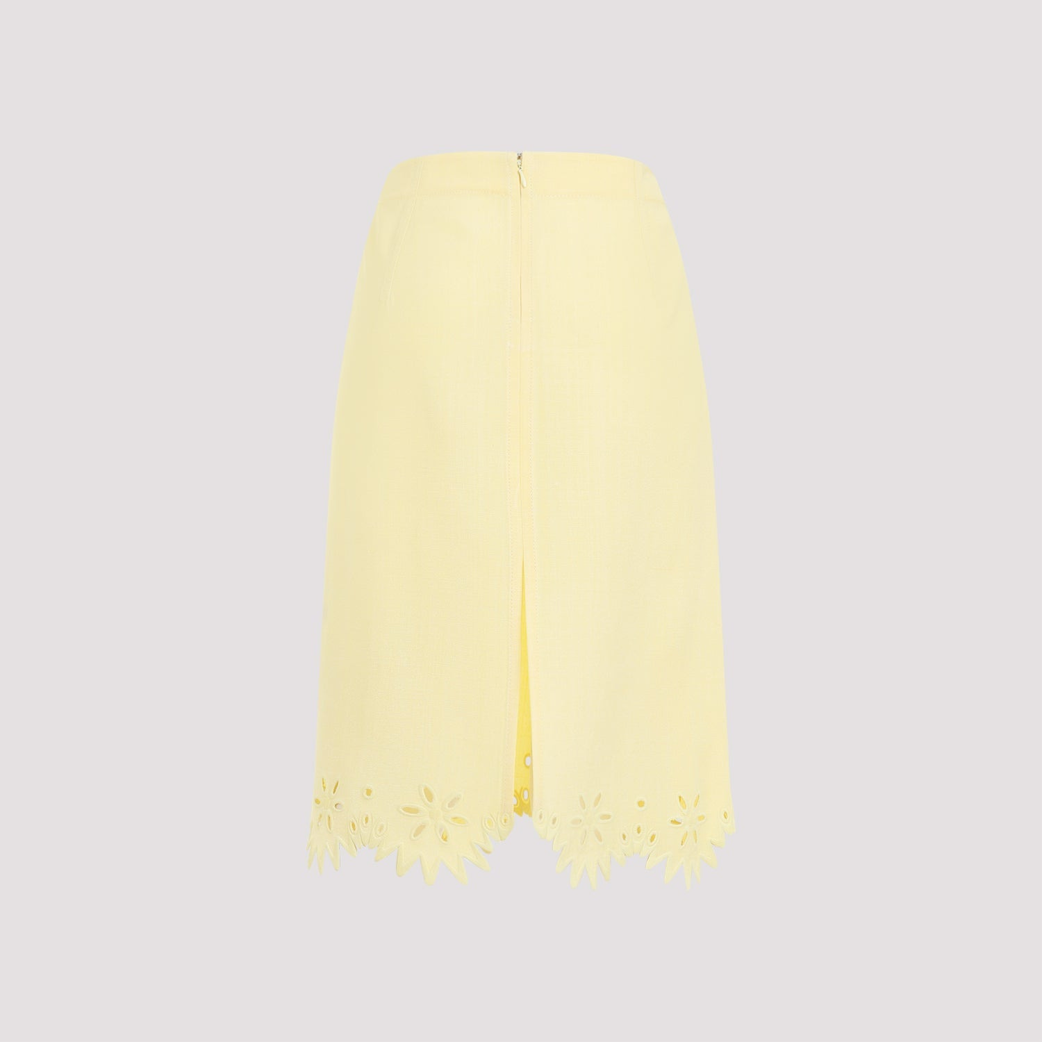 Bottega Veneta Grainy English Embroidery Midi Skirt Women - 2
