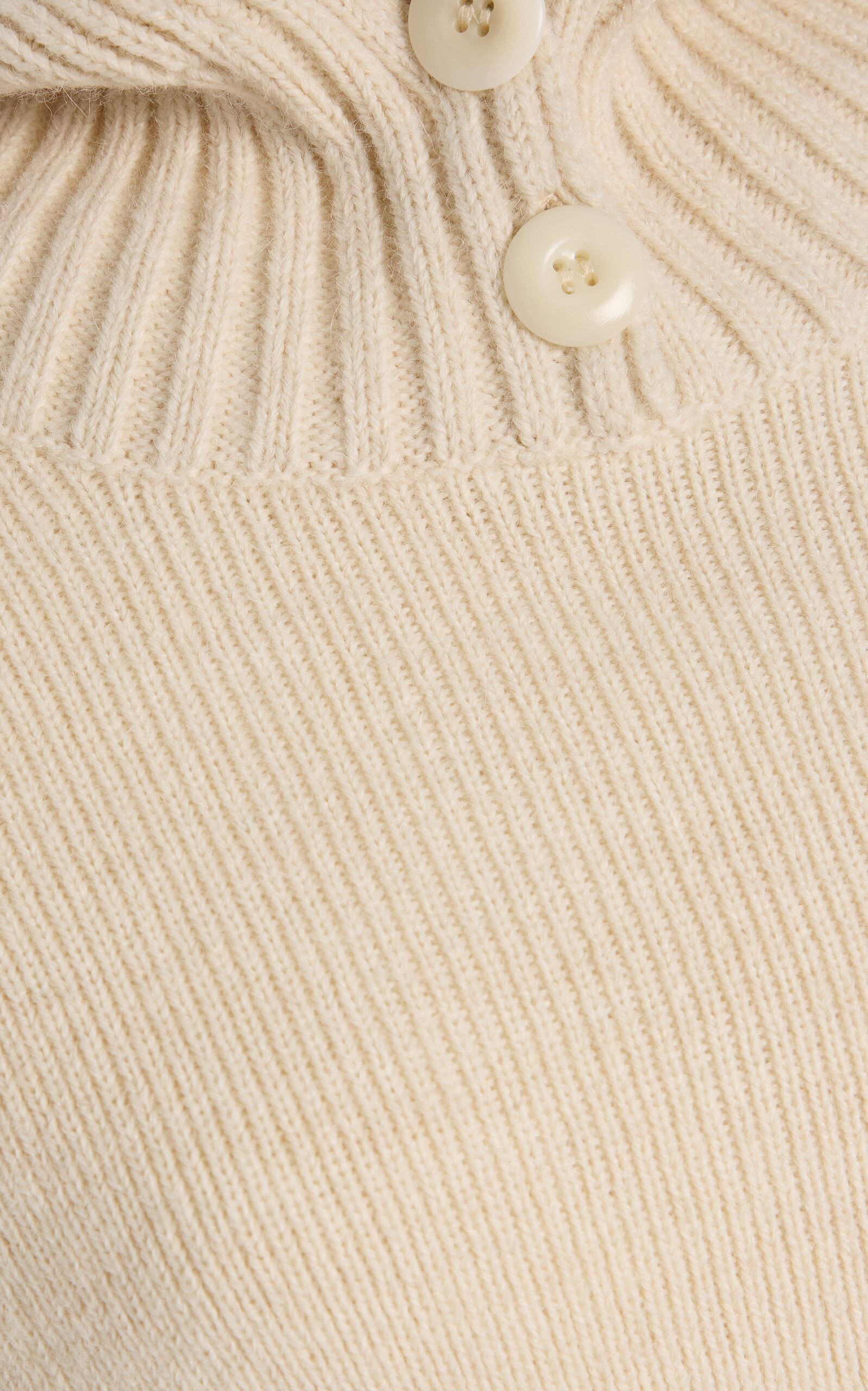 Hooded Knit Sweater ivory - 5