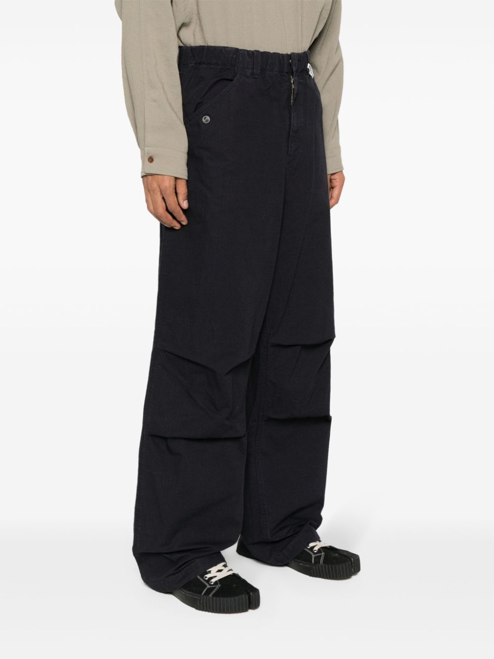 ripstop cotton trousers - 3