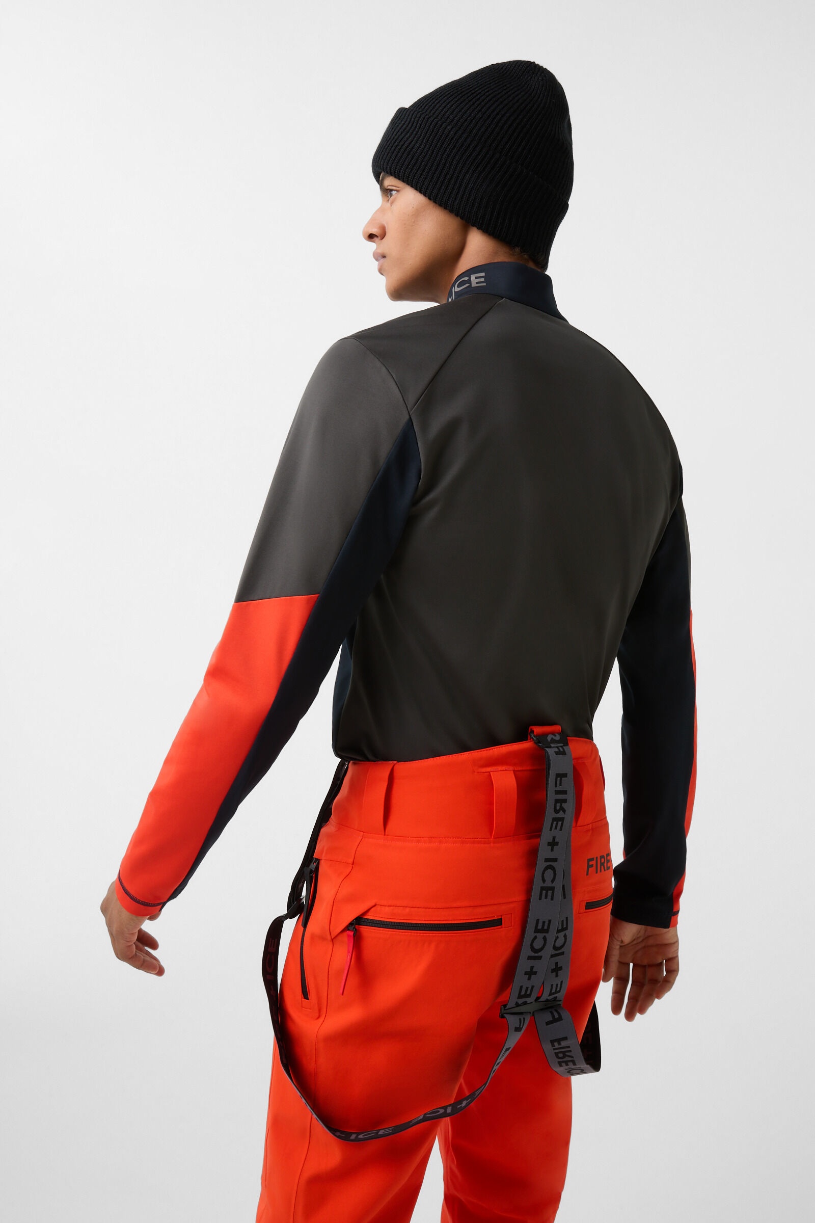 Berkan first layer in Navy blue/Khaki/Orange - 3