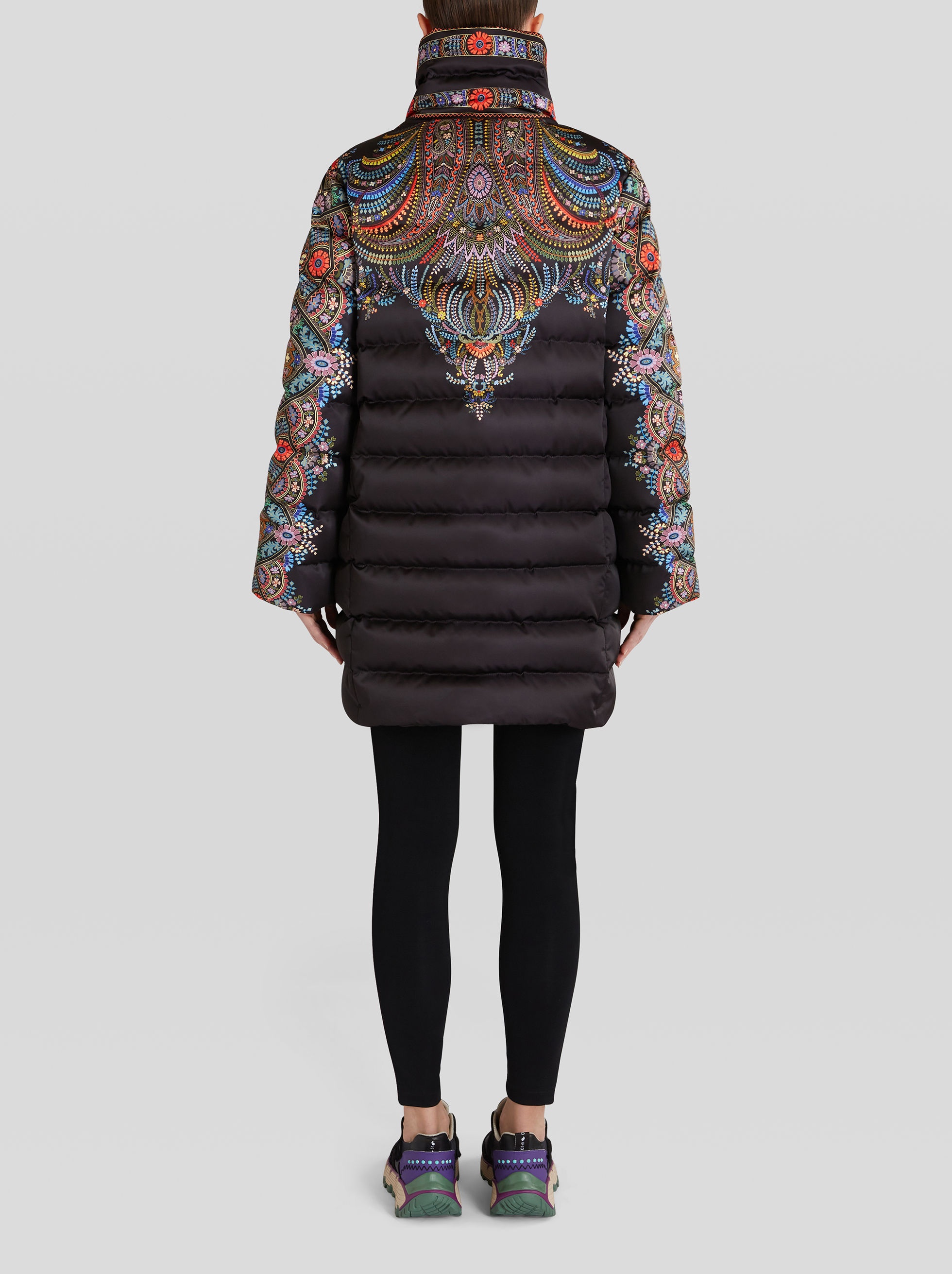 PRINTED QUILTED DOWN JACKET - 4