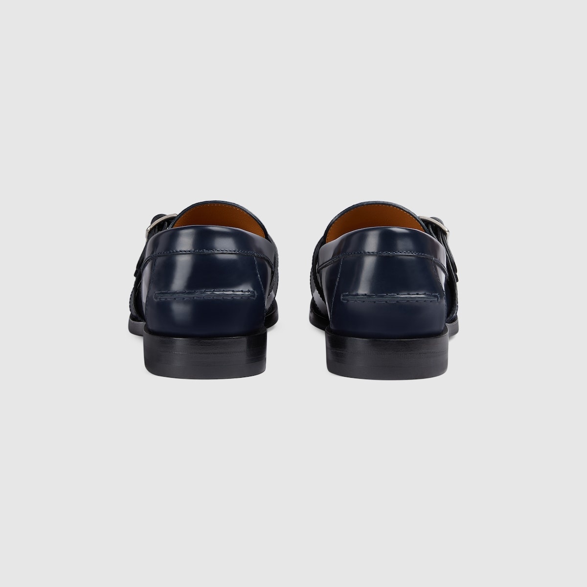 Men's buckle loafer with GG - 4